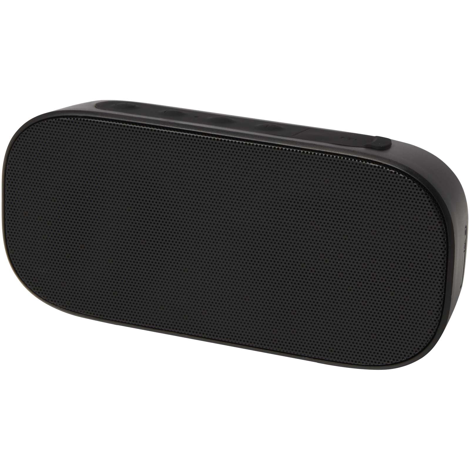 Stark 2.0 Bluetooth® Lautsprecher aus recyceltem Kunststoff, 5W, IPX5 – Schwarz