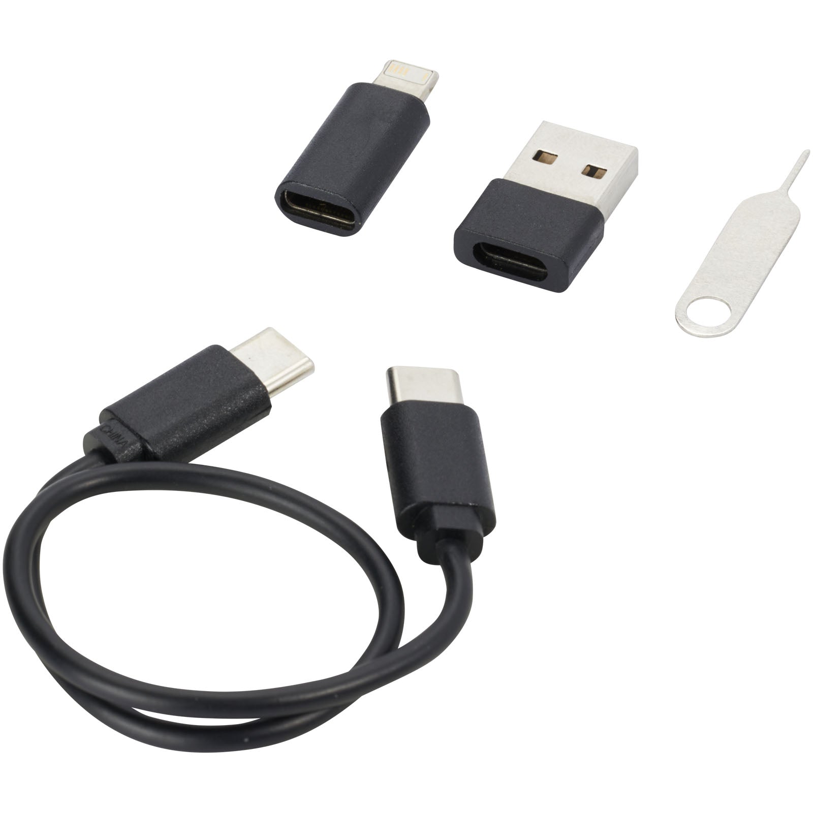 Savvy recyceltes modulares Ladekabel mit Telefonhalterung
