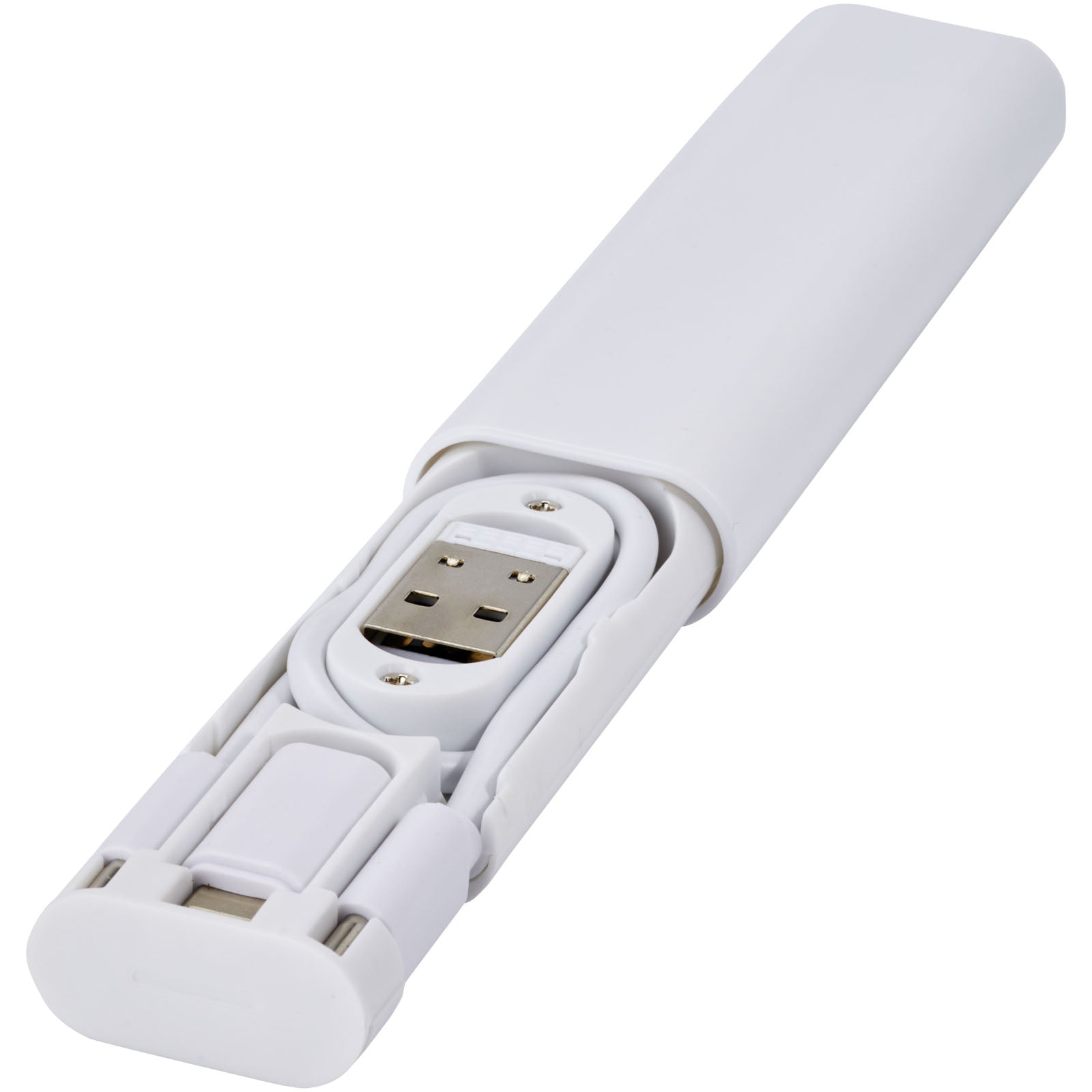 Whiz recyceltes modulares Ladekabel – Weiss