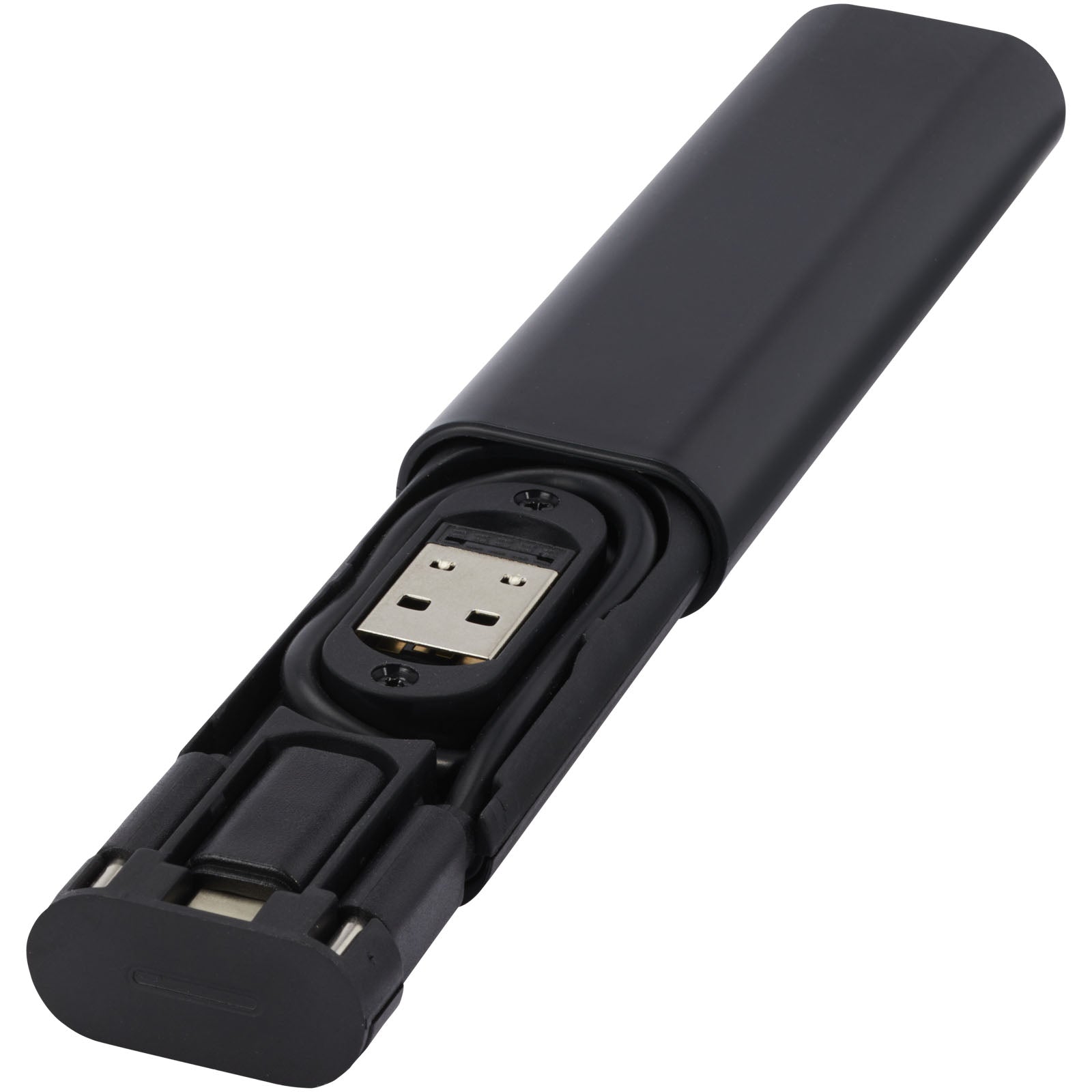 Whiz recyceltes modulares Ladekabel – Schwarz