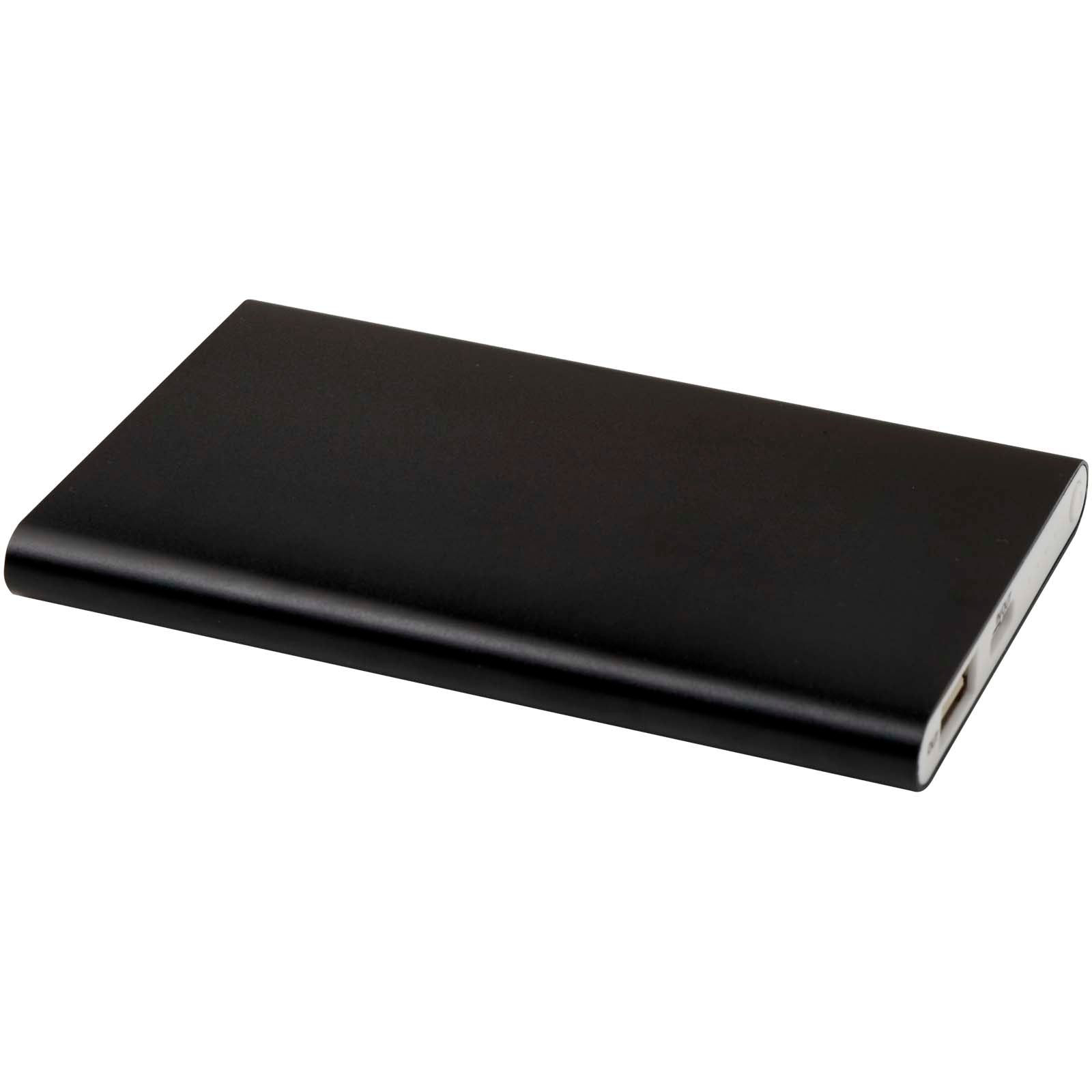 Pep 4000 mAh Type-C Powerbank aus recyceltem Aluminium – Schwarz