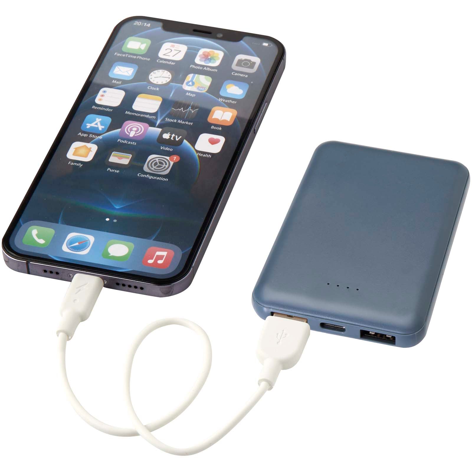 Asama 5000 mAh Typ-C Powerbank aus recyceltem Kunststoff