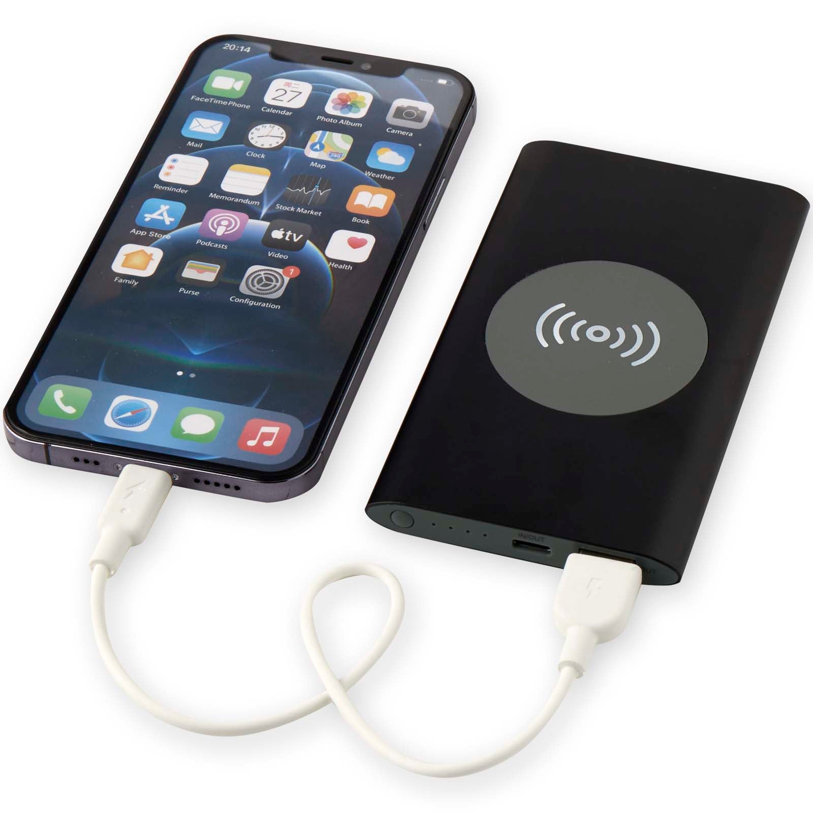 Juice 4000 mAh Typ-C kabellose Powerbank aus recyceltem Aluminium