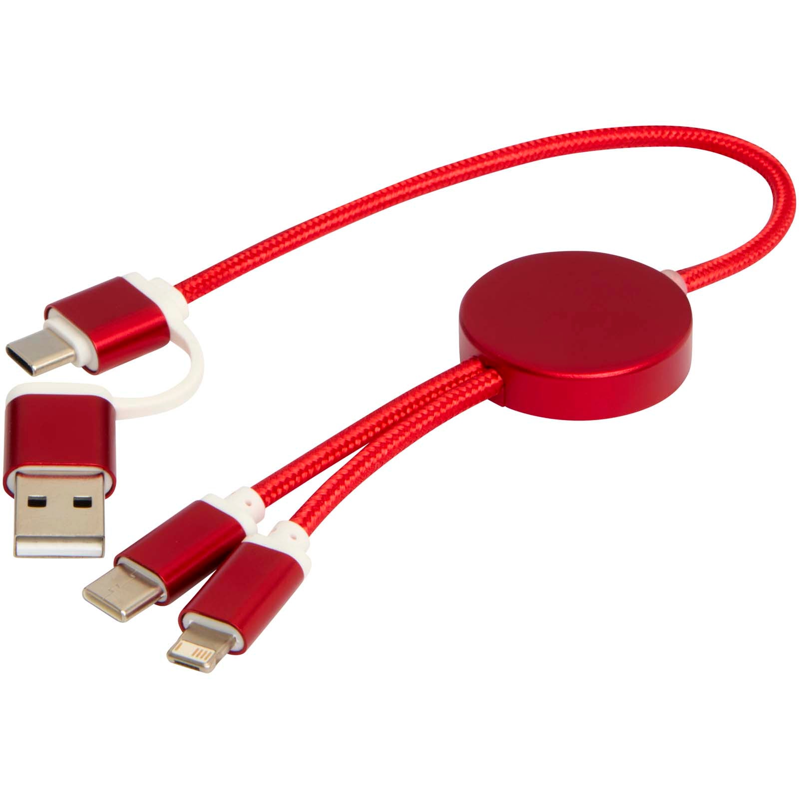 Alasia 30 cm 5-in-1 Kabel aus recyceltem Kunststoff für Datenübertragung und 27W Schnellladung