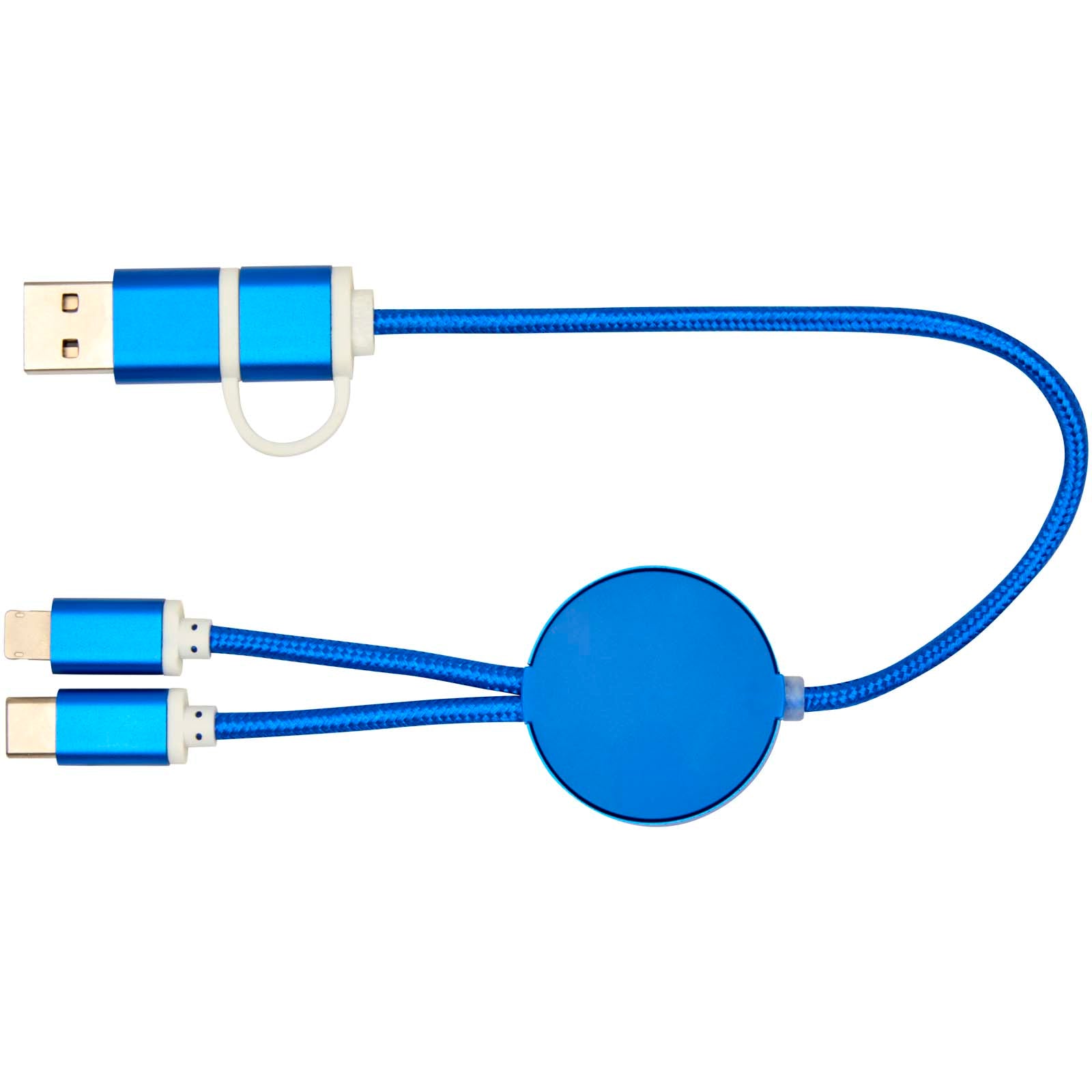 Alasia 30 cm 5-in-1 Kabel aus recyceltem Kunststoff für Datenübertragung und 27W Schnellladung