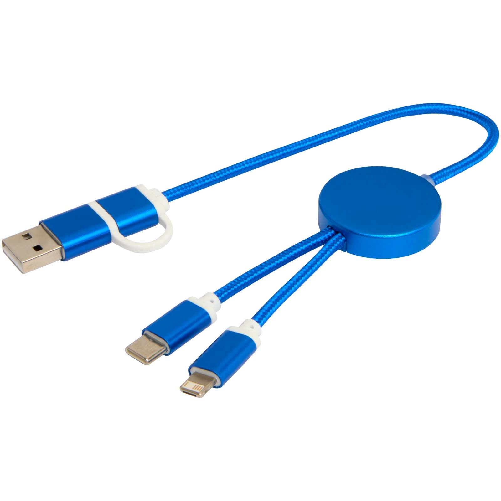 Alasia 30 cm 5-in-1 Kabel aus recyceltem Kunststoff für Datenübertragung und 27W Schnellladung