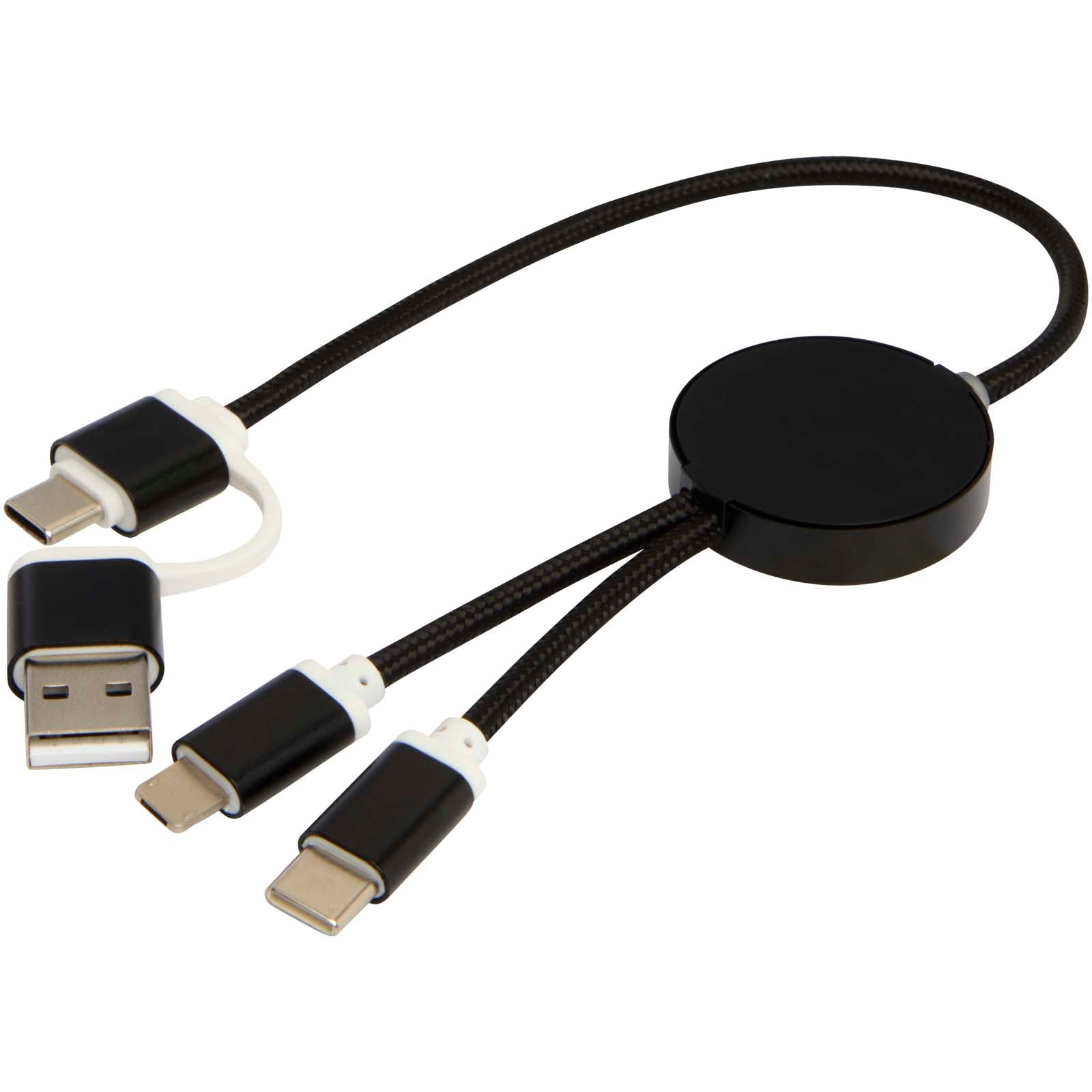 Alasia 30 cm 5-in-1 Kabel aus recyceltem Kunststoff für Datenübertragung und 27W Schnellladung