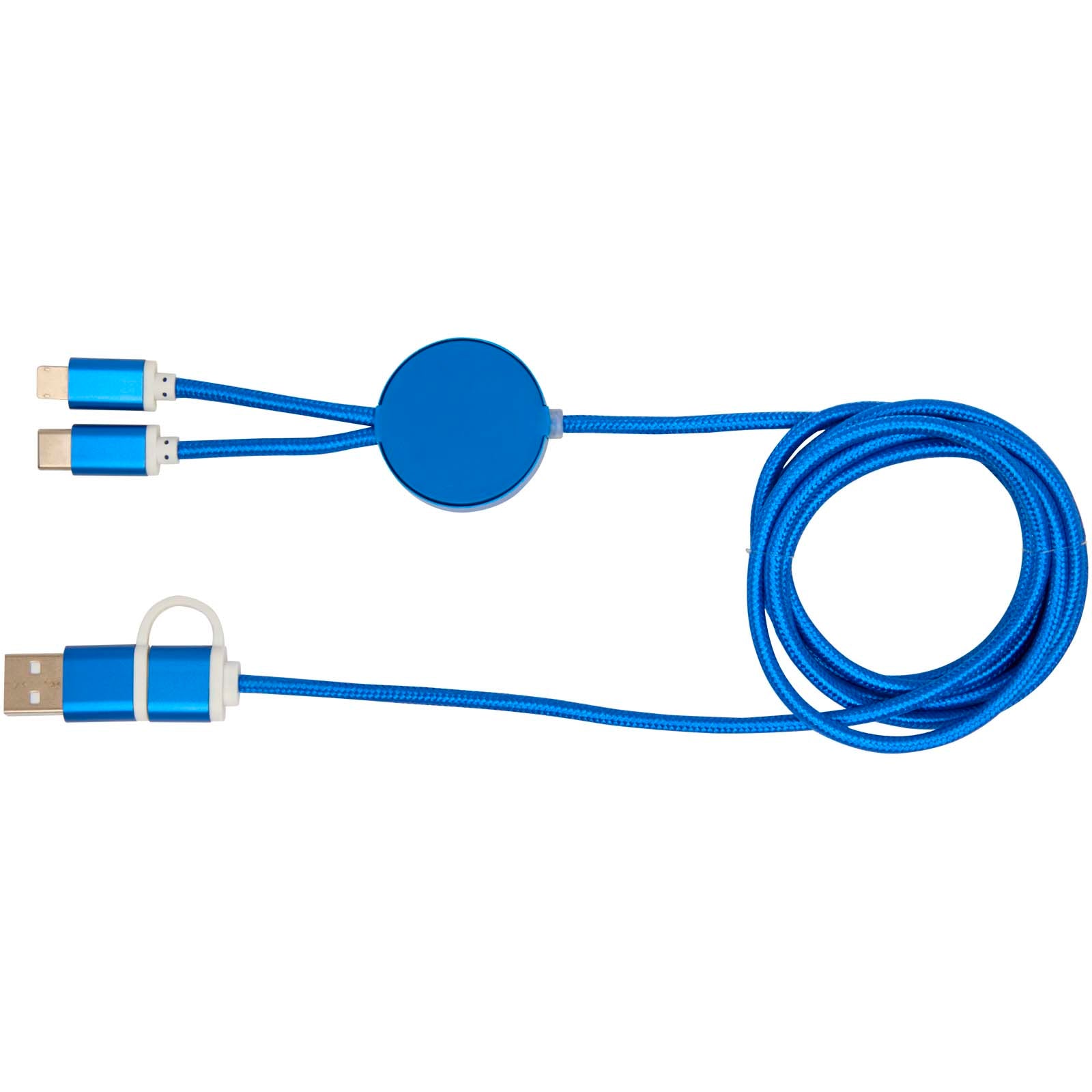 Alasia 150 cm 5-in-1 Kabel aus recyceltem Kunststoff für Datenübertragung und 27W Schnellladung