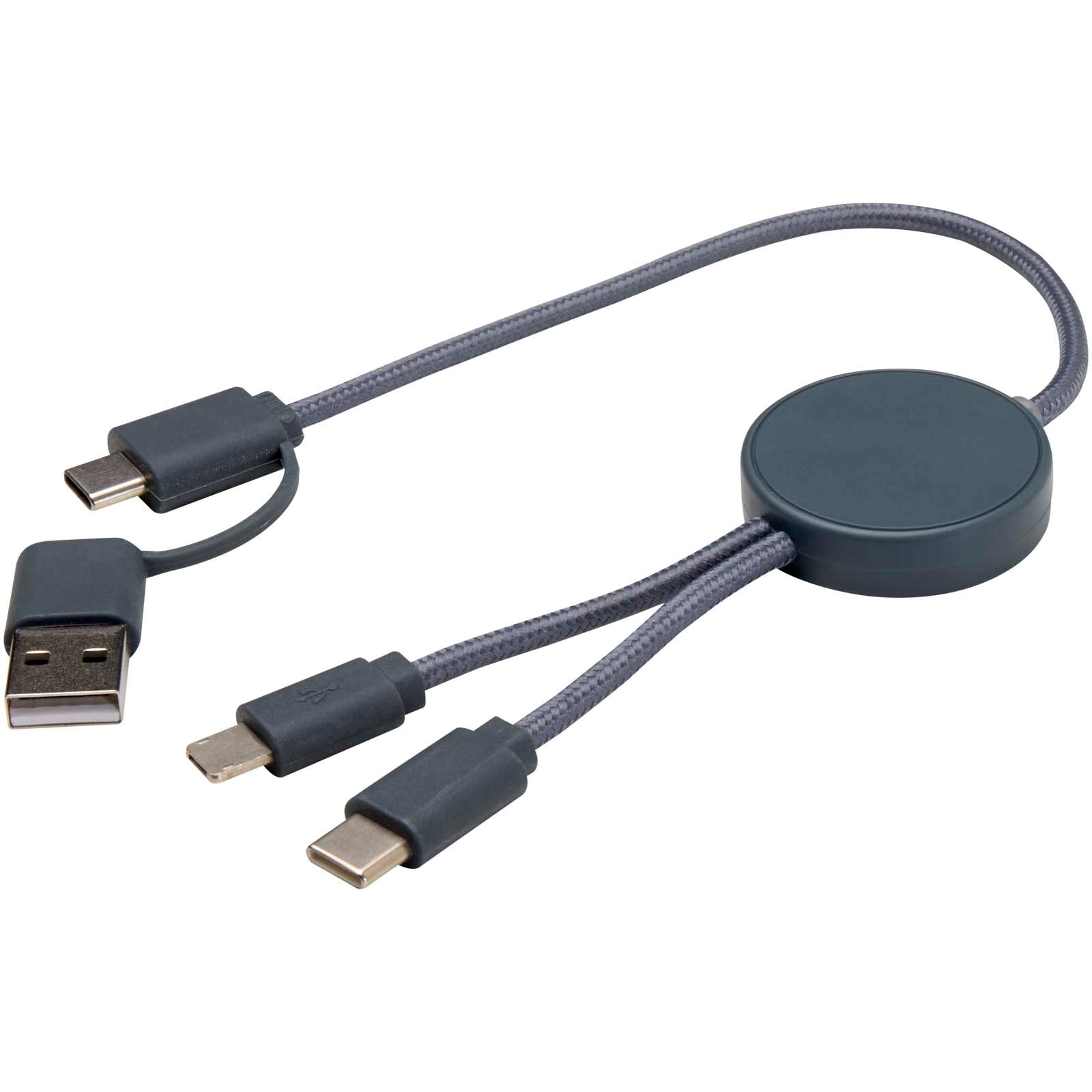 Citala 30 cm 5-in-1 Kabel aus recyceltem Kunststoff für Datenübertragung und 27W Schnellladung
