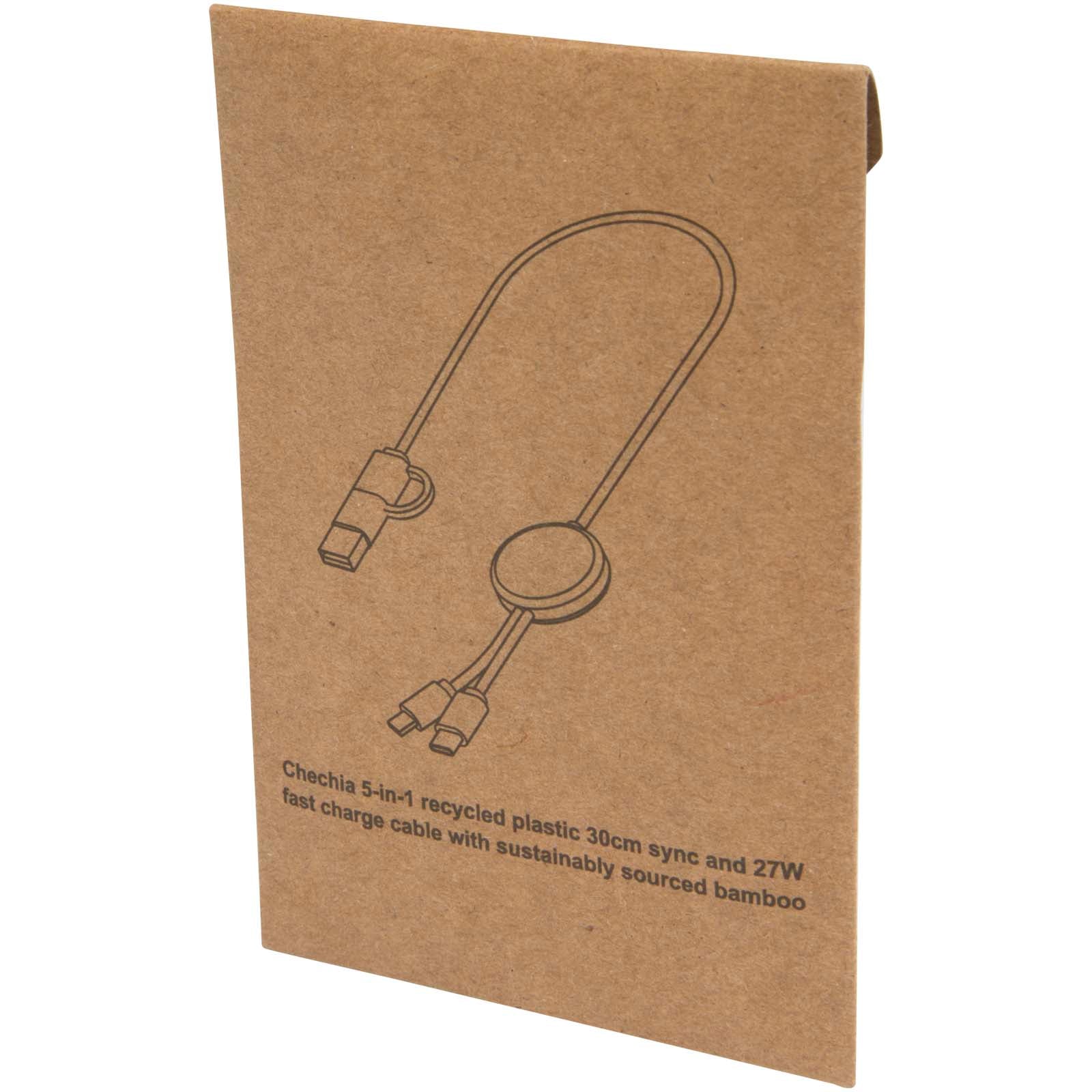 Citala 30 cm 5-in-1 Kabel aus recyceltem Kunststoff für Datenübertragung und 27W Schnellladung
