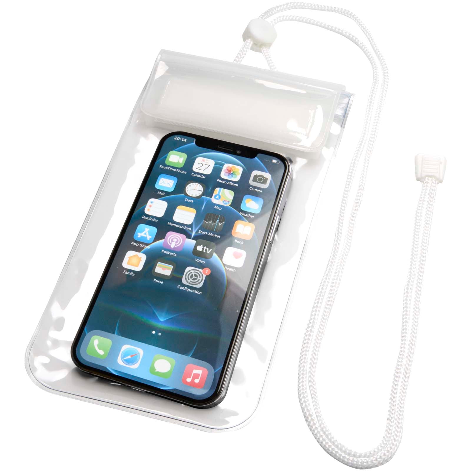 Dombay wasserdichte Handytasche L – Weiss