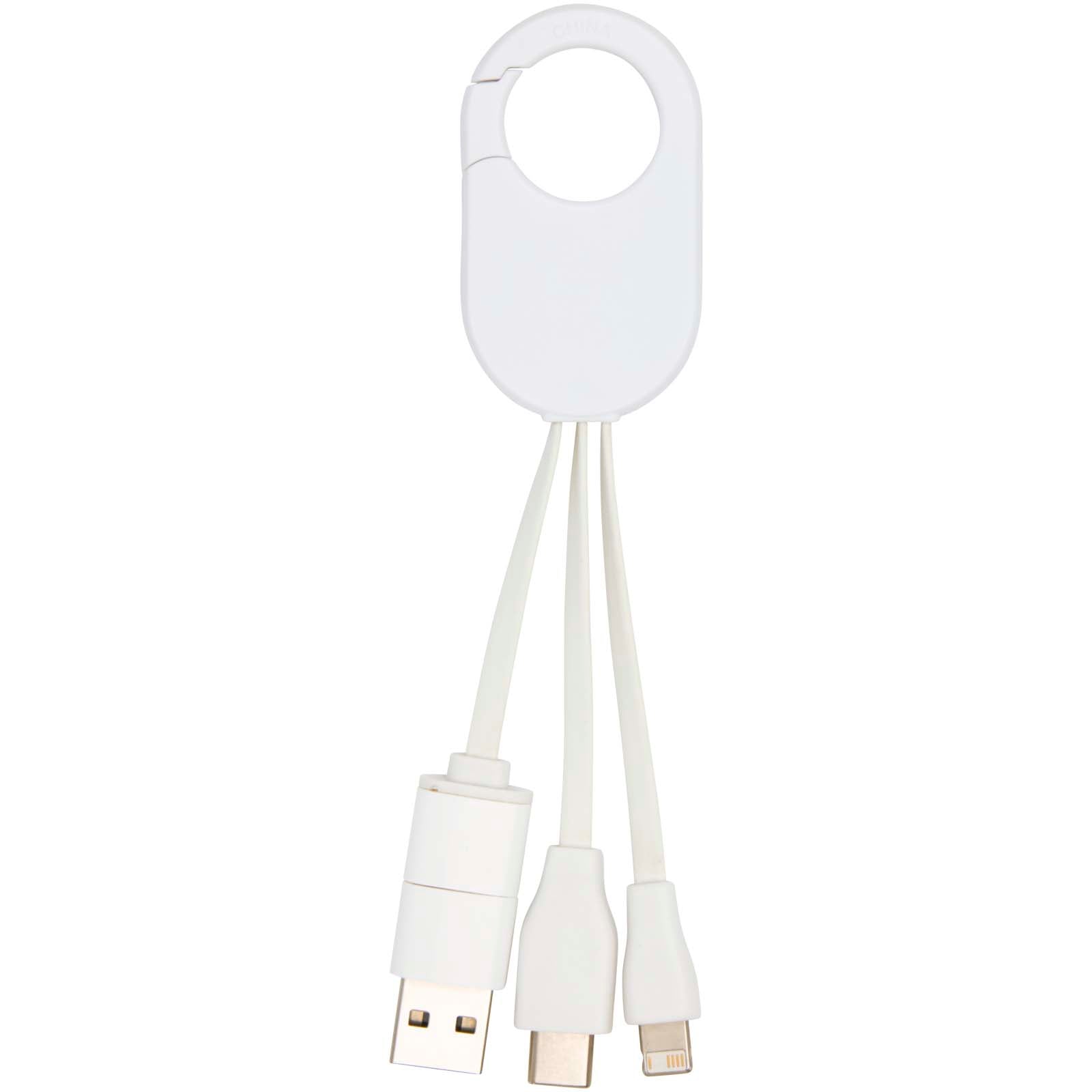Troop 4-in-1 Ladekabel aus recyceltem Kunststoff