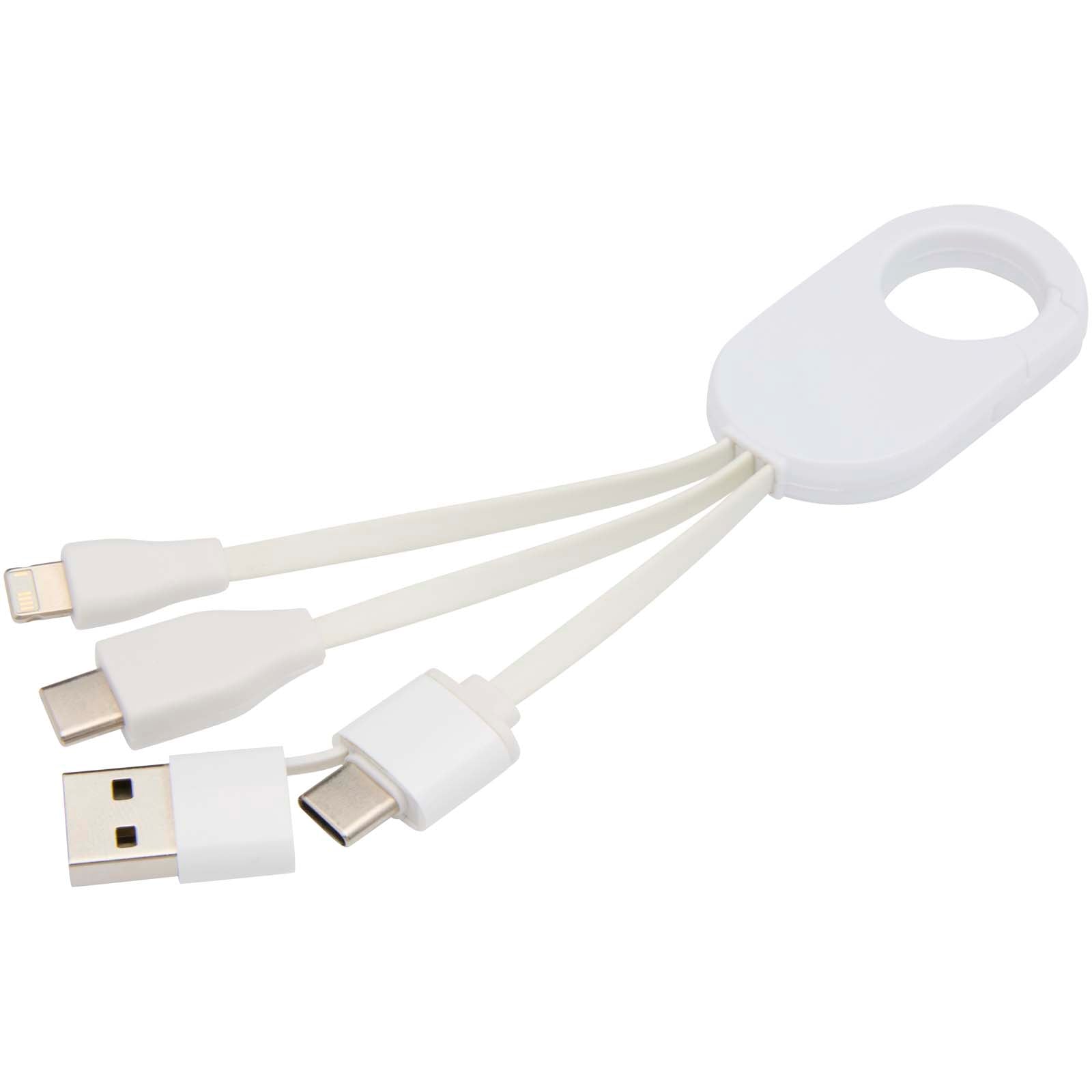 Troop 4-in-1 Ladekabel aus recyceltem Kunststoff