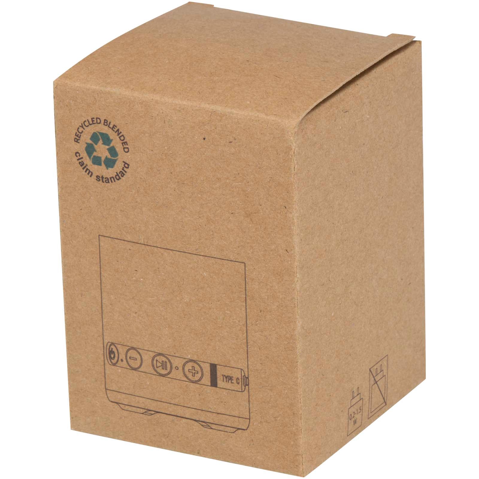 Hunor 3 W kabelloser Lautsprecher aus recyceltem Kunststoff