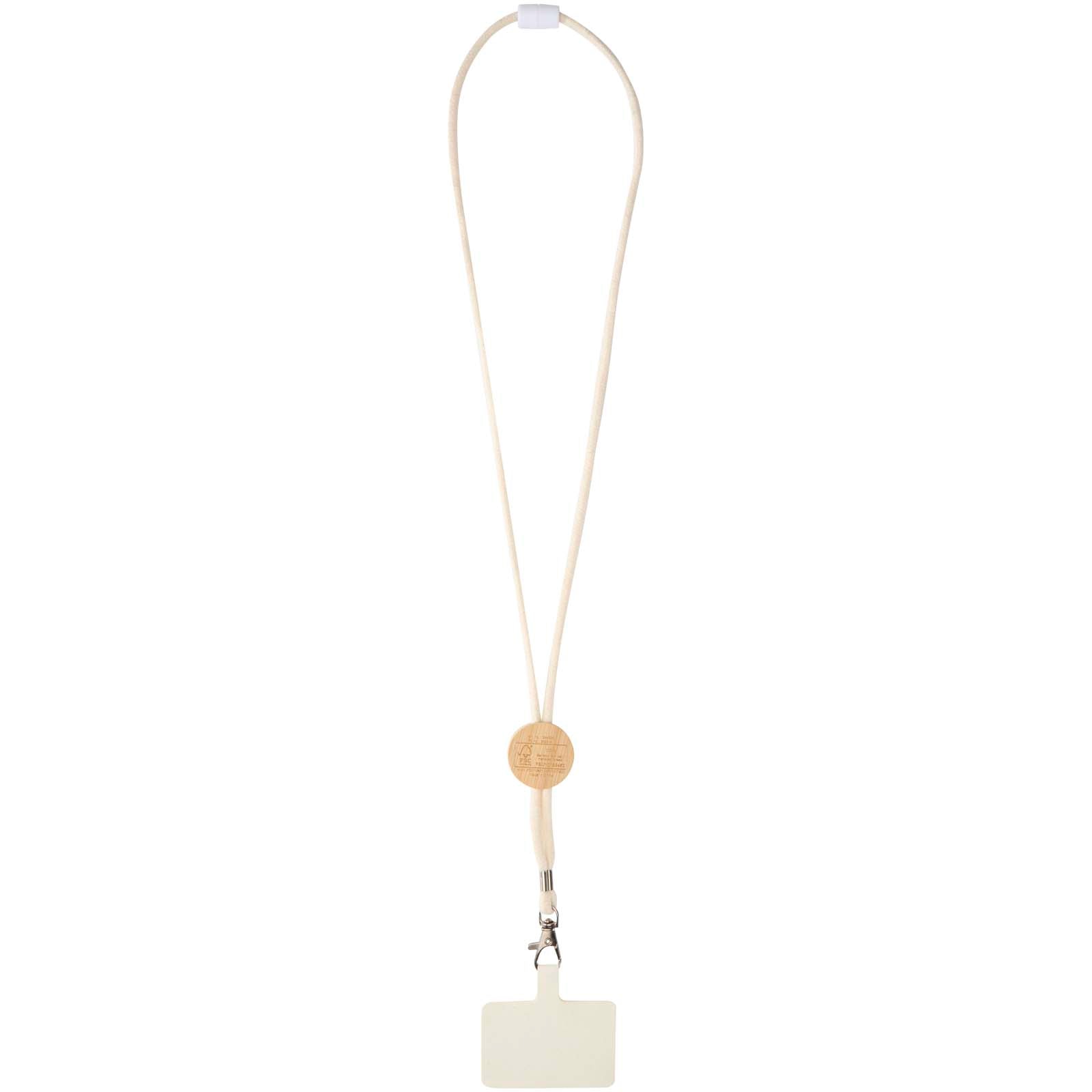 Adhab Smartphone Lanyard mit Bambusdetails