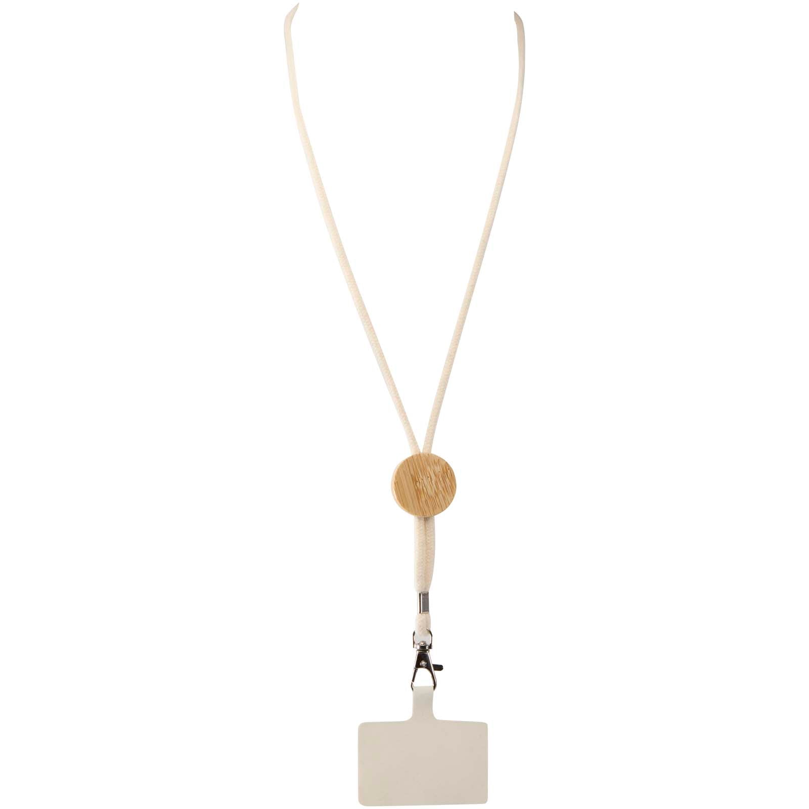 Adhab Smartphone Lanyard mit Bambusdetails