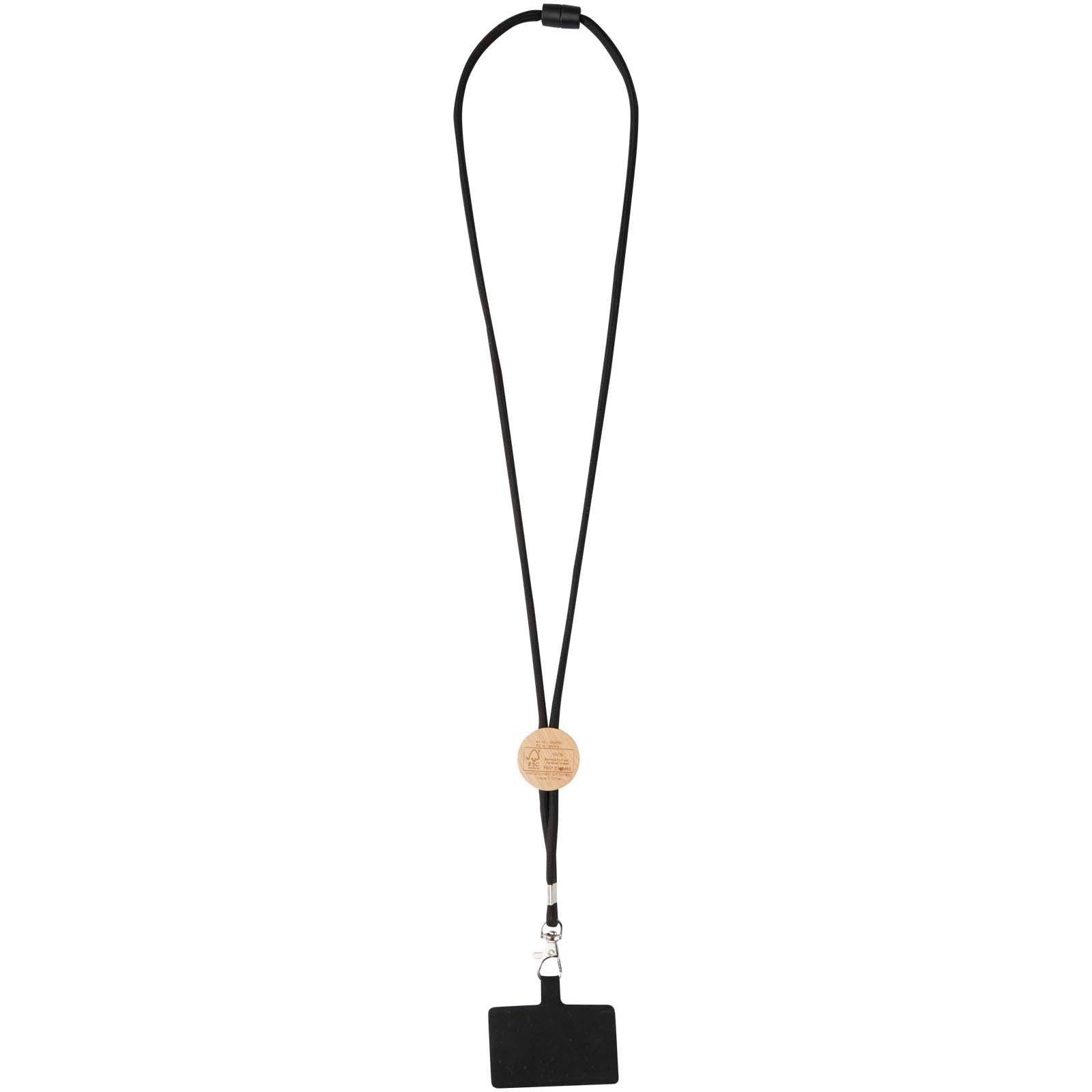 Adhab Smartphone Lanyard mit Bambusdetails