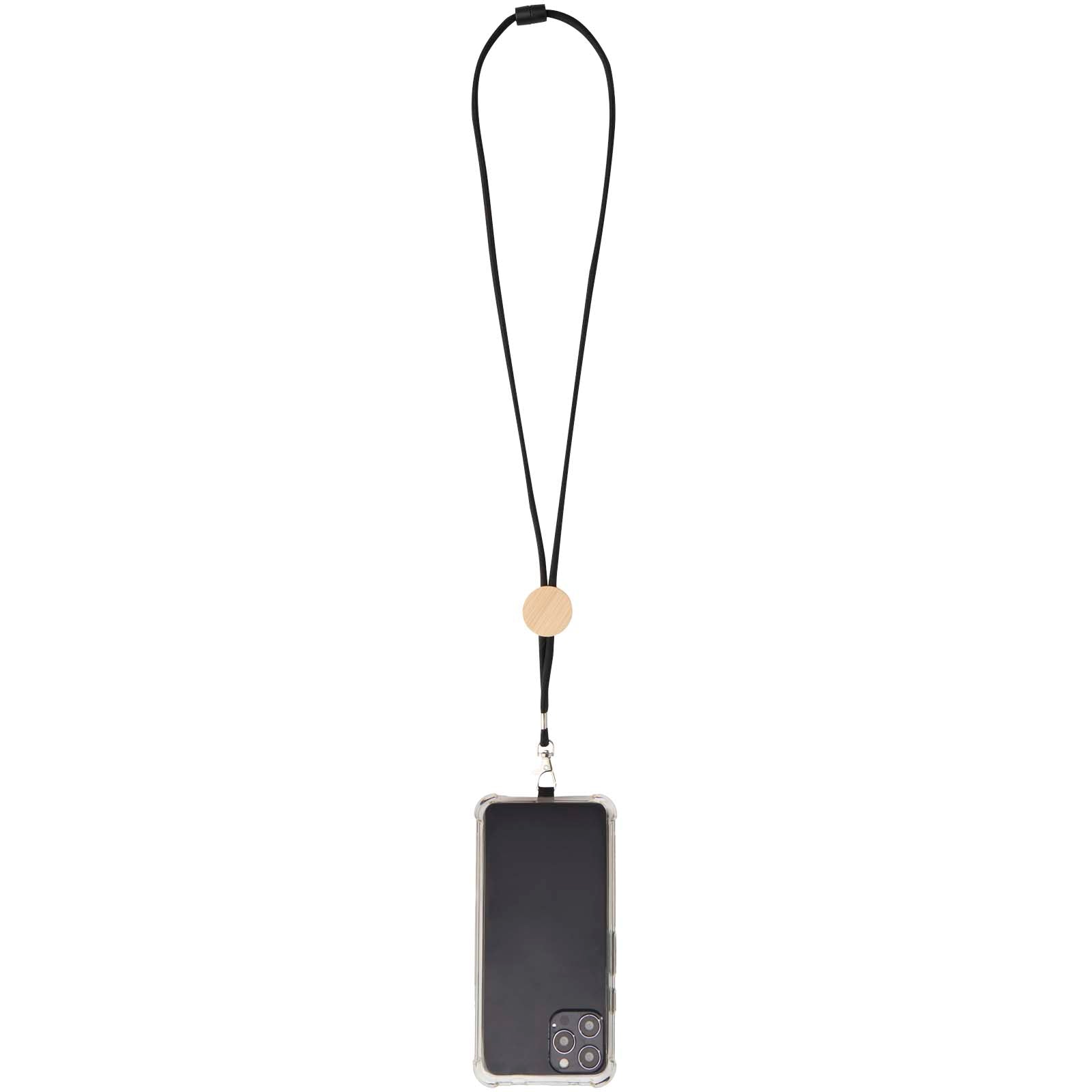 Adhab Smartphone Lanyard mit Bambusdetails