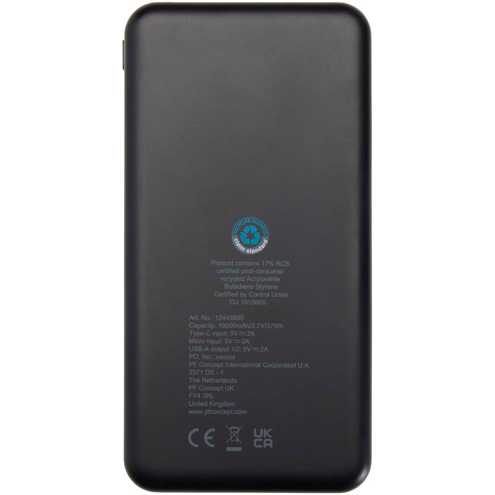 Intan 10 W 10.000 mAh Powerbank aus recyceltem Kunststoff