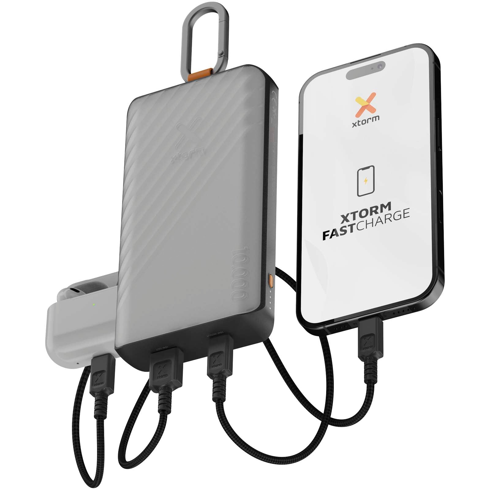 Xtorm XG2S101 Go2 10.000 mAh 15W Solar Powerbank mit Lampe