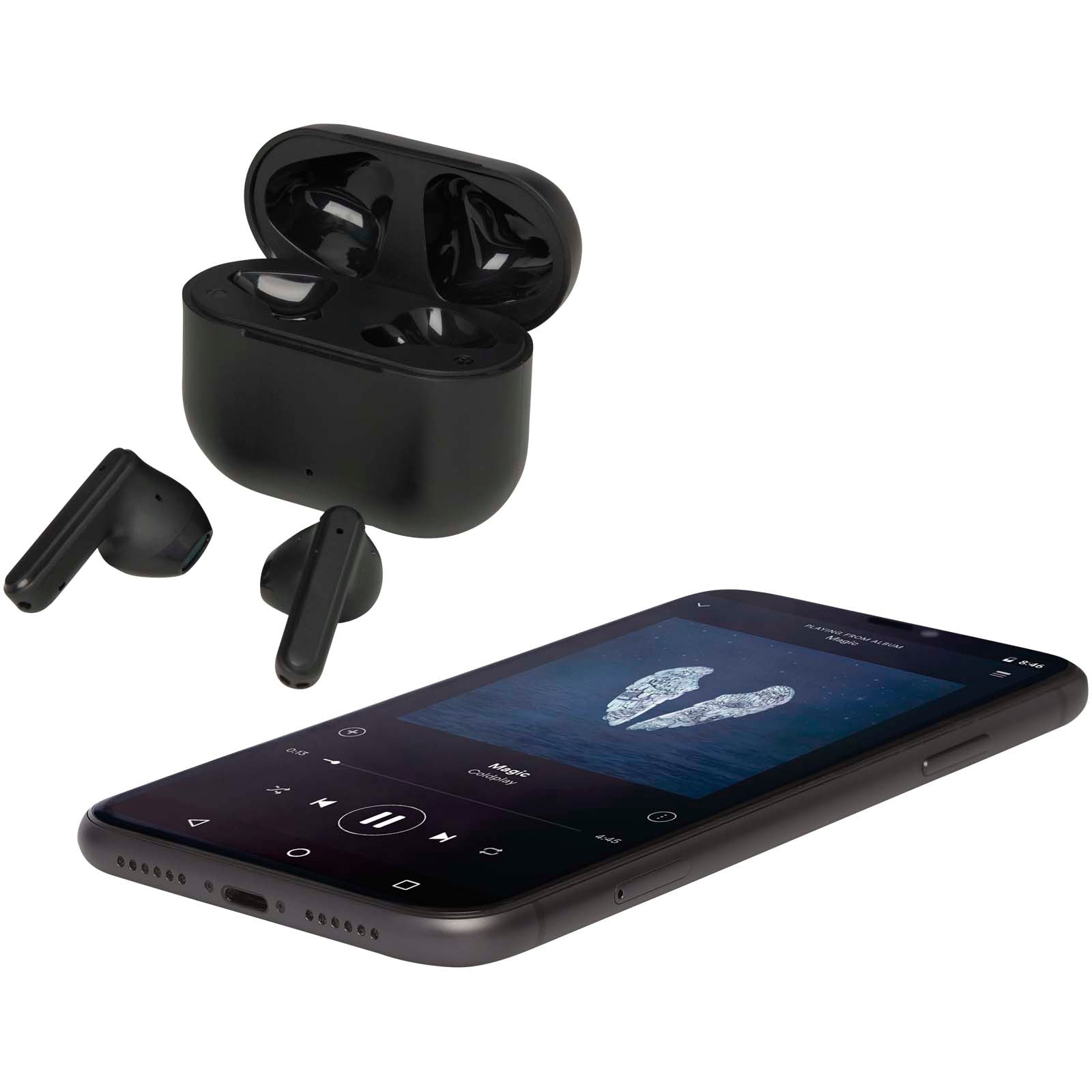 Altais True Wireless Bluetooth® Headset aus recyceltem Kunststoff