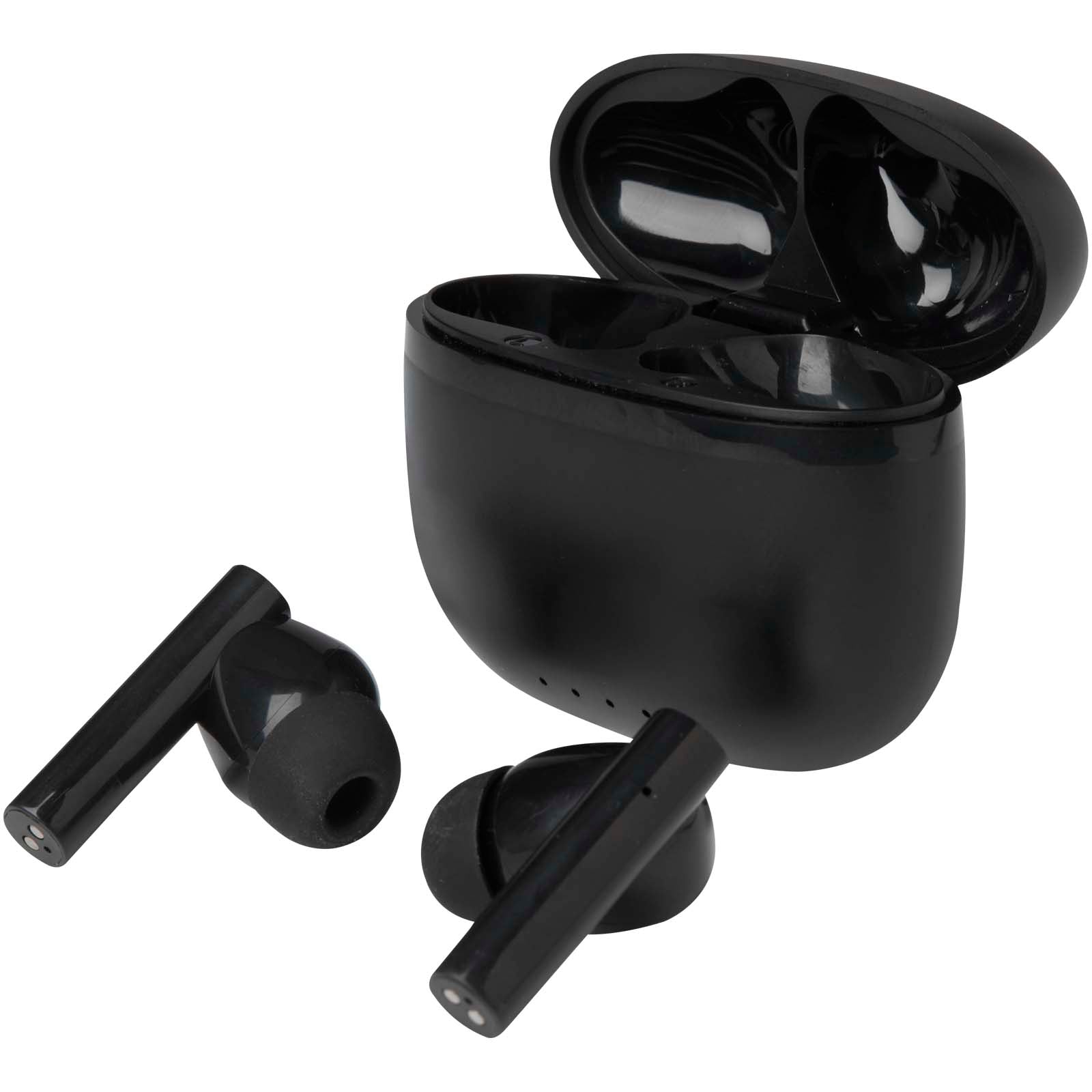 Alterf True Wireless Bluetooth® Headset aus recyceltem Kunststoff mit Silikon-Ohrstöpseln