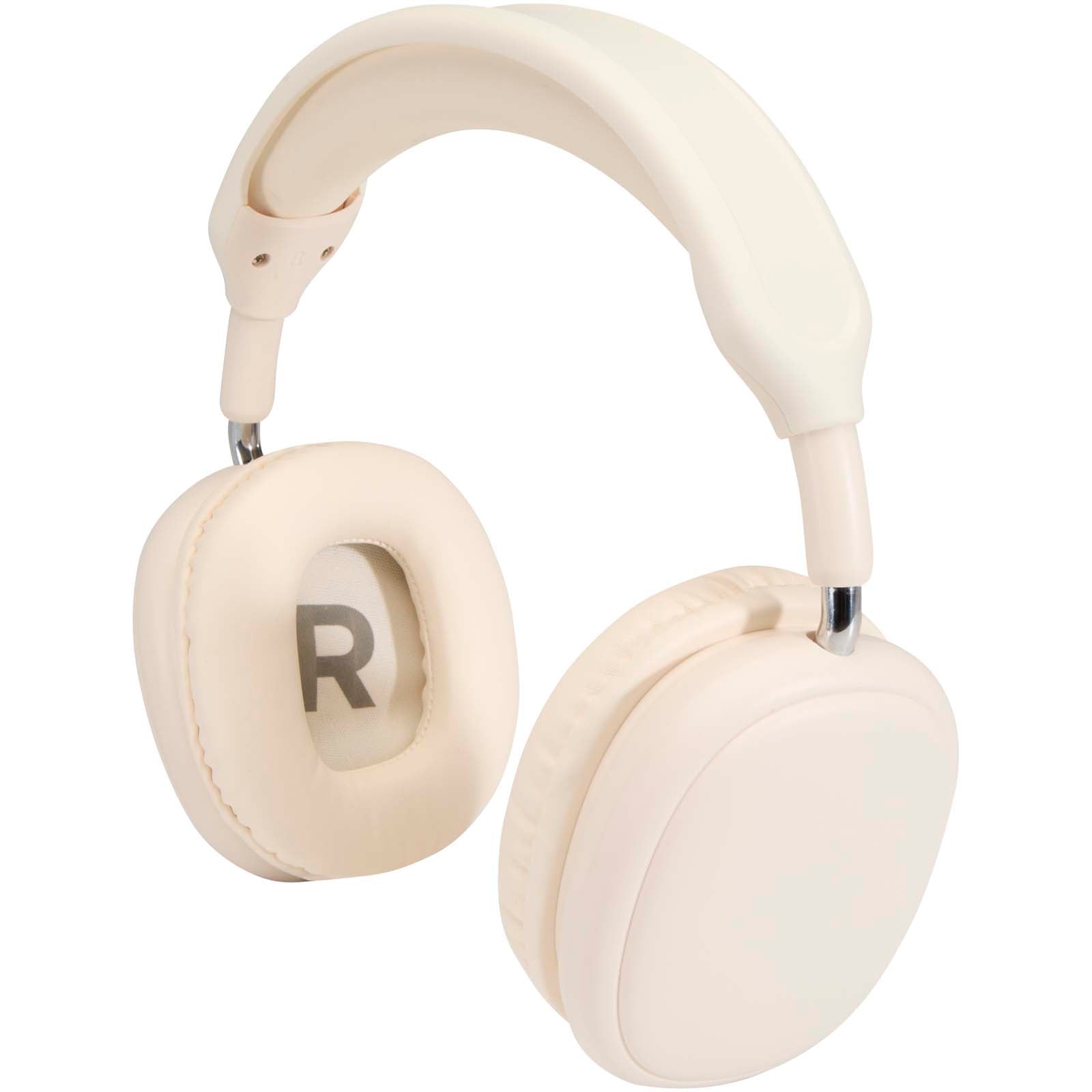 Alzir Over-Ear Wireless Bluetooth® Headset aus recyceltem Kunststoff – Weiss