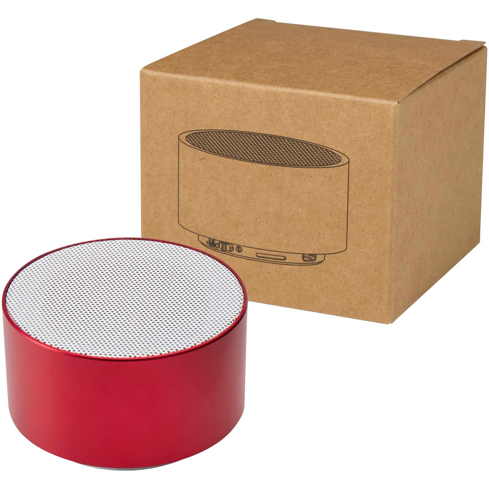 Ankaa 3 W Bluetooth® Lautsprecher aus recyceltem Aluminium – Rot