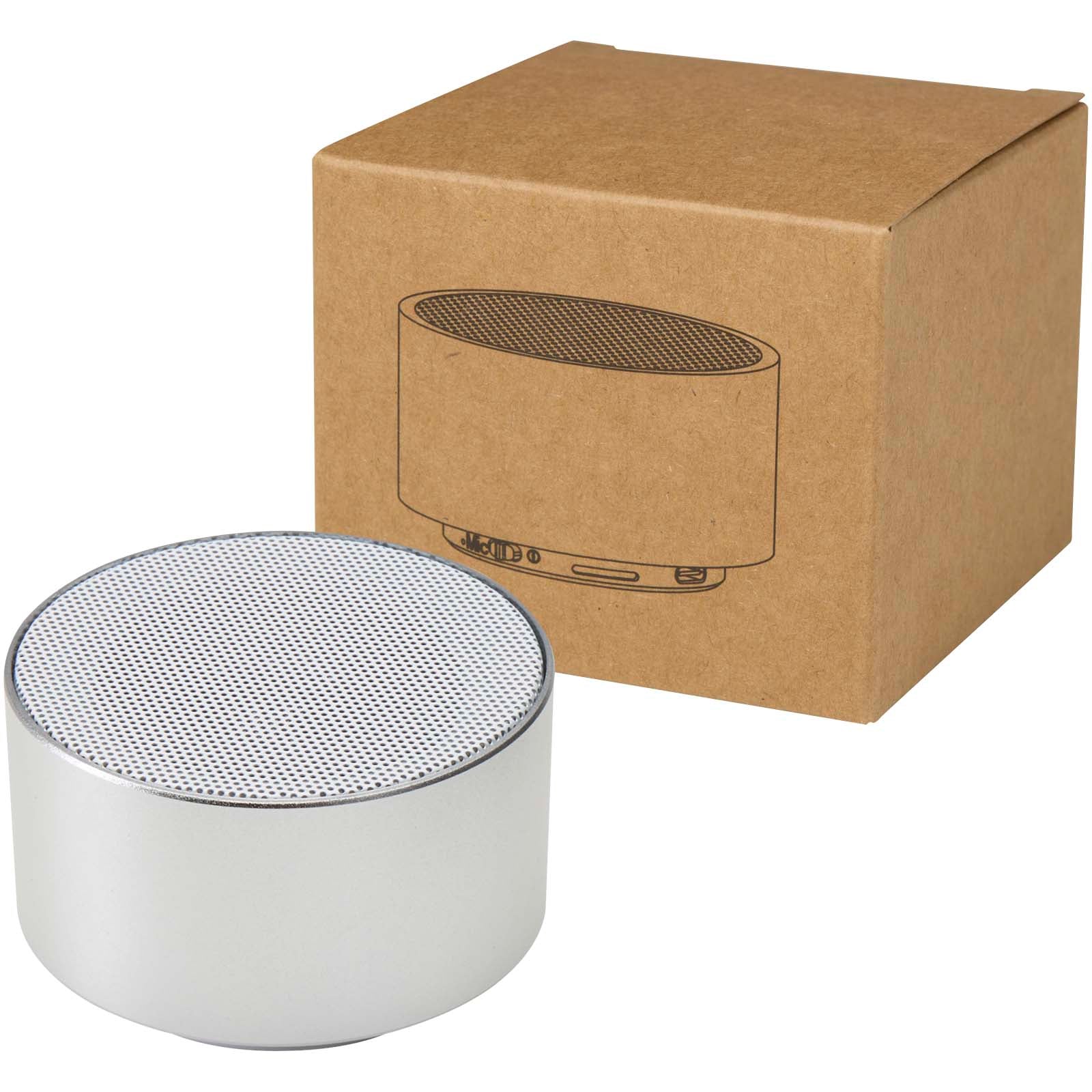 Ankaa 3 W Bluetooth® Lautsprecher aus recyceltem Aluminium – Silber