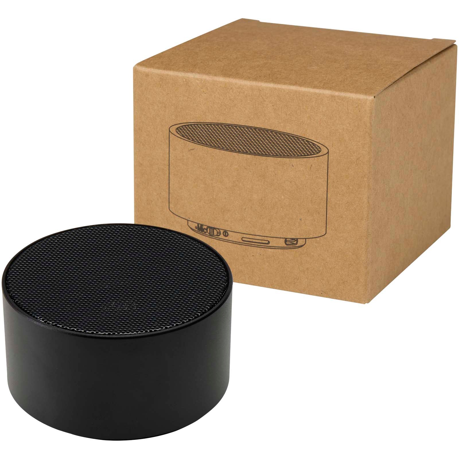 Ankaa 3 W Bluetooth® Lautsprecher aus recyceltem Aluminium – Schwarz