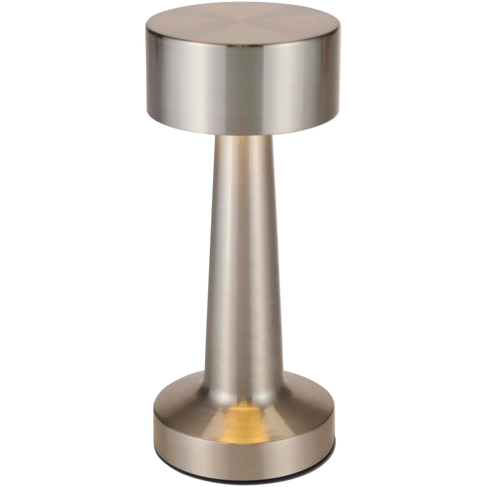 Aludra Wiederaufladbare dimmbare Tischlampe mit 3 Lichtmodi – Silber