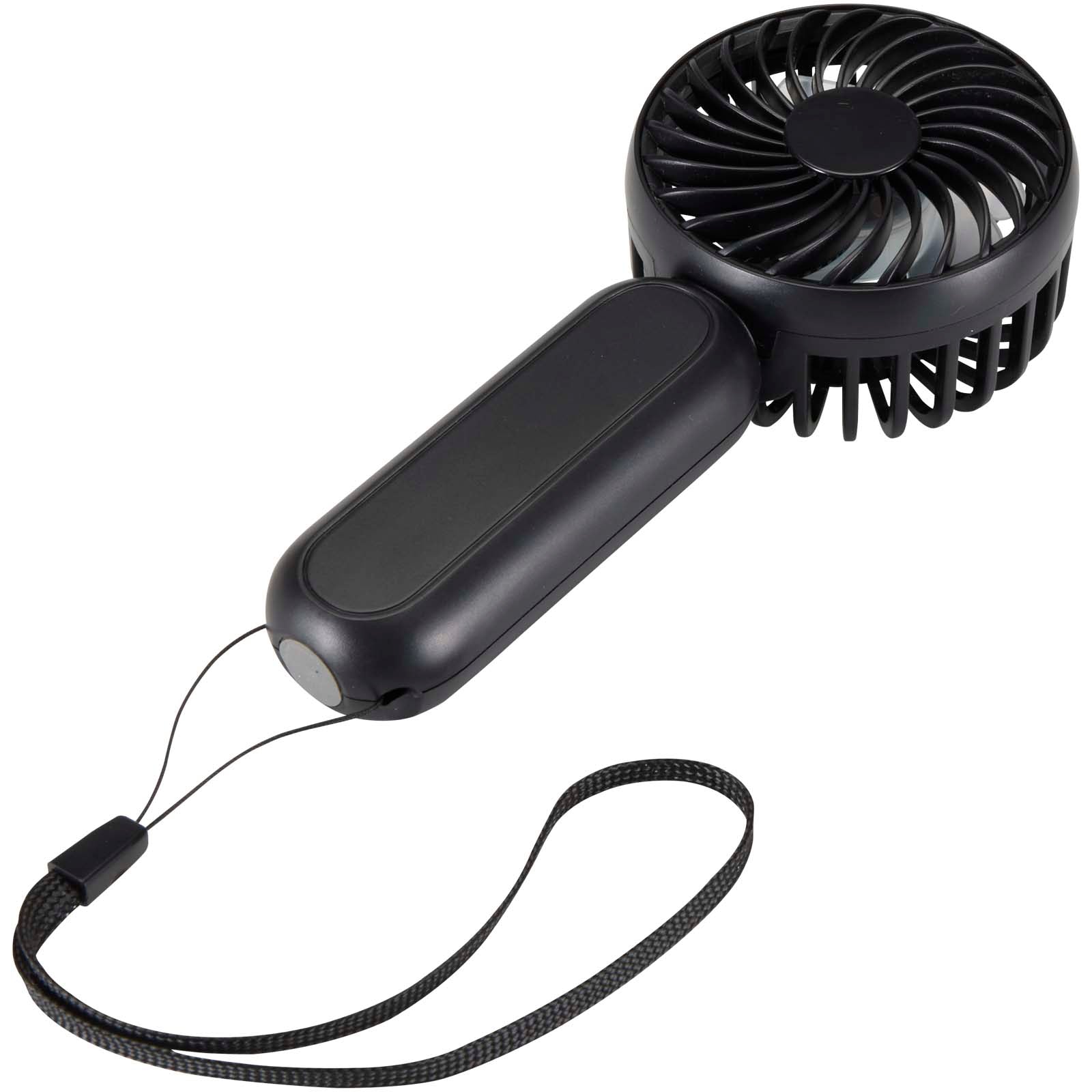 Aervia Tragbarer Ventilator aus recyceltem Kunststoff – Schwarz