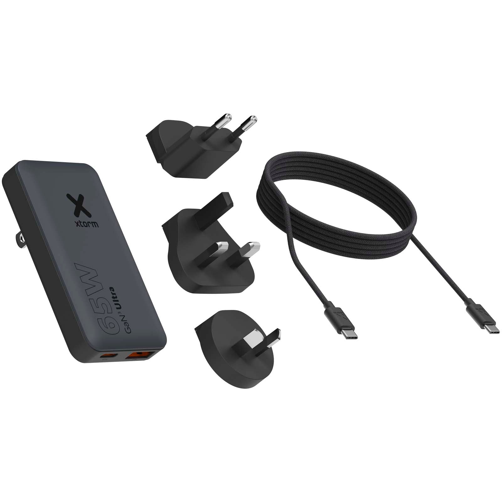 Xtorm 65 W Schnellladegerät für unterwegs mit Kabel und Reiseetui
