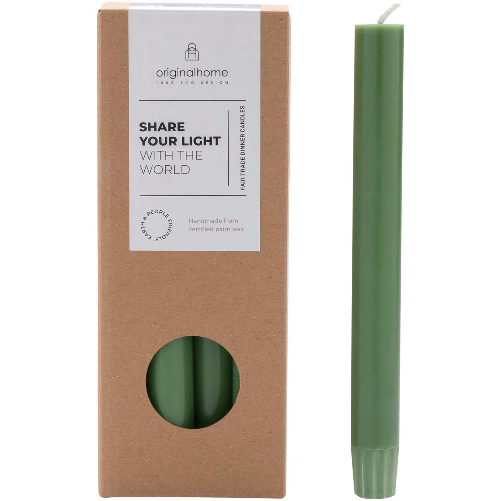 Originalhome Matcha Dinner Kerze – Heather Grün