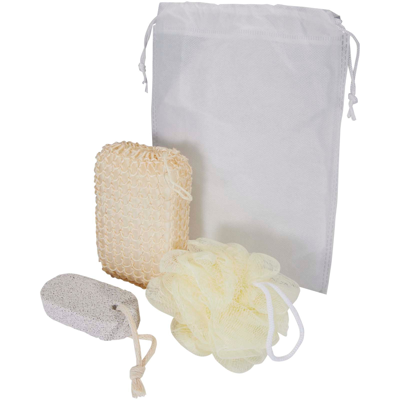 Harmony 3-teiliges Badezubehörset – Natur