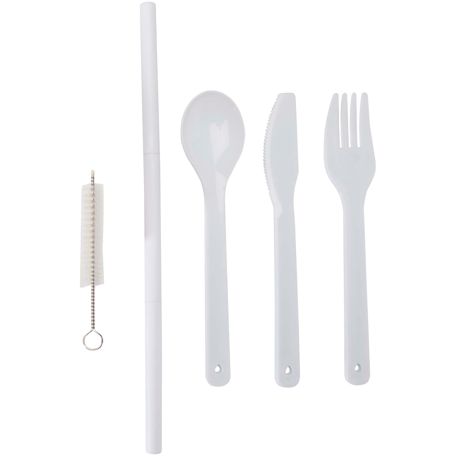 Runa Besteckset mit Bambusdeckel