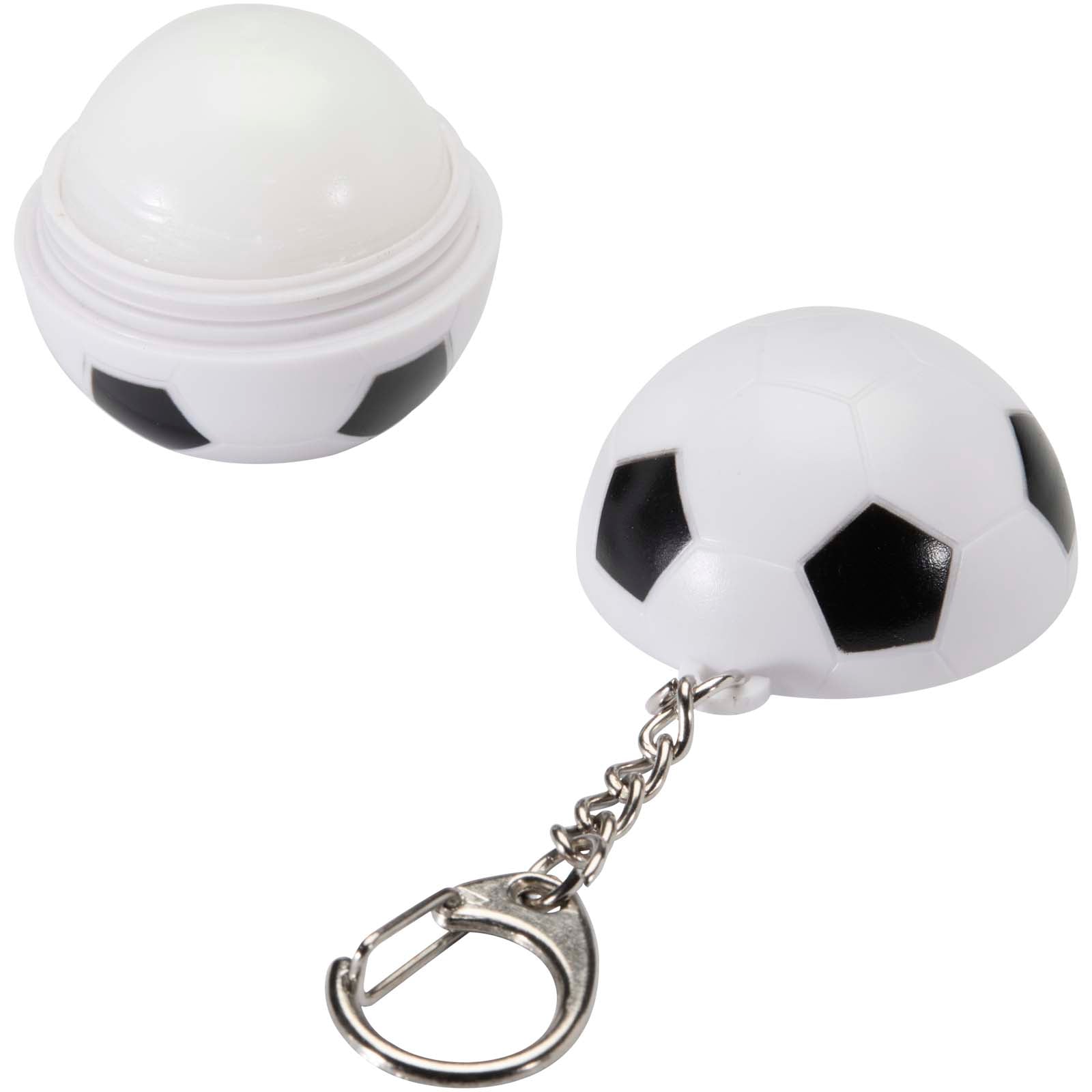 Rami Fußball Lippenpflege Vanille mit LSF 15 und Schlüsselanhänger – Schwarz