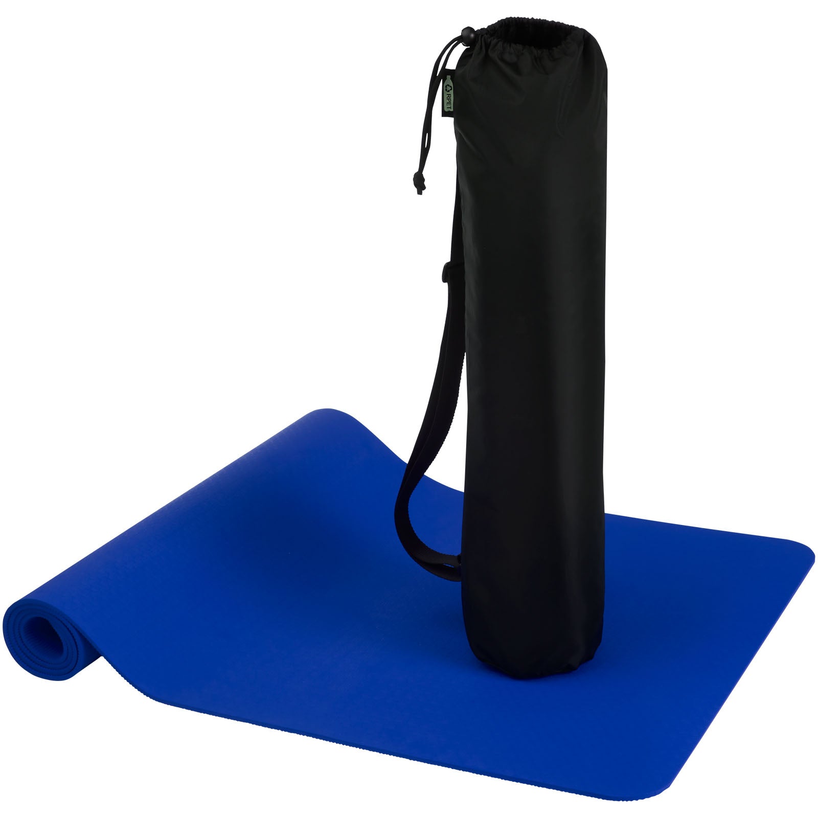 Virabha Yogamatte aus recyceltem TPE – Blau