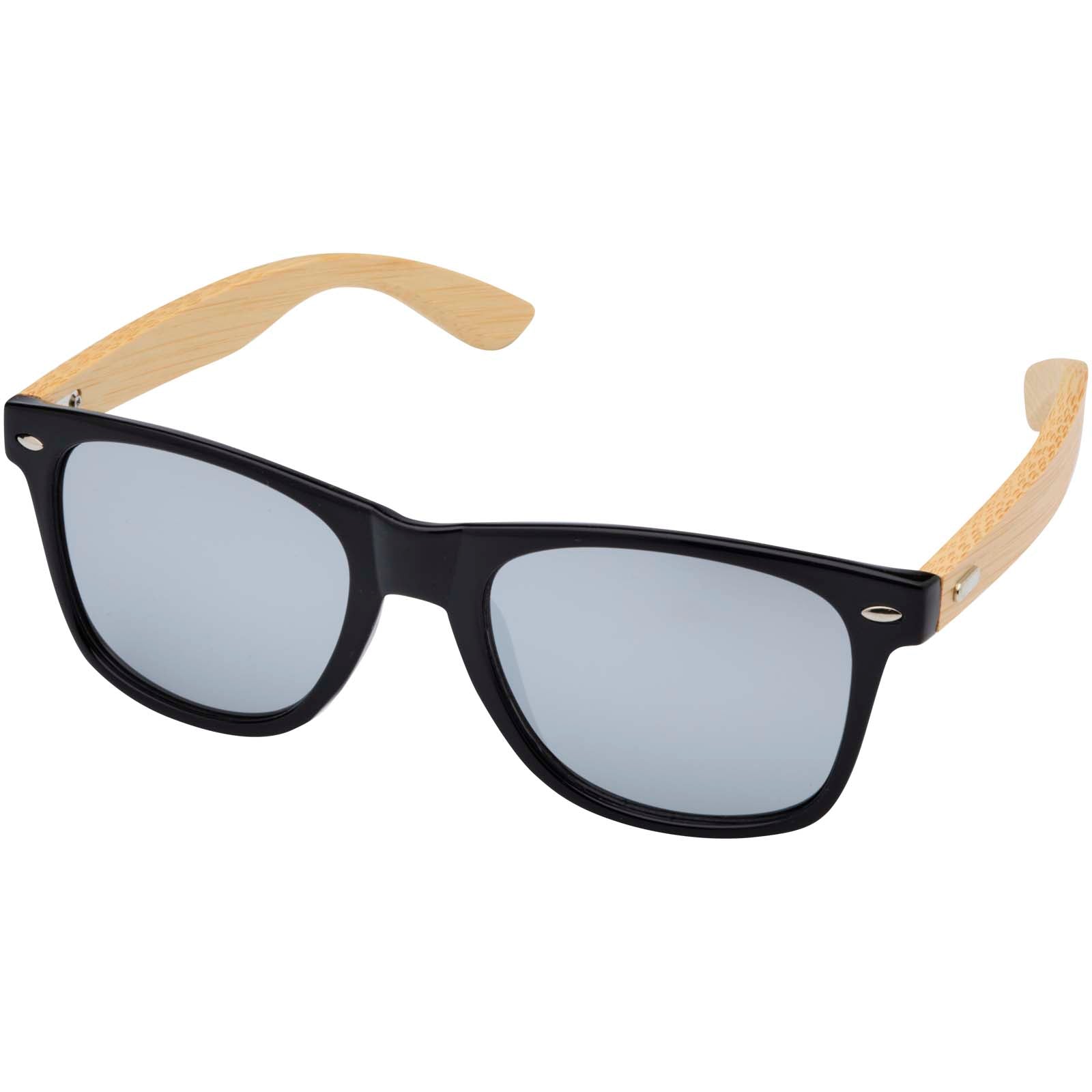 Hue Sonnenbrille mit Bambusbügeln – Silber