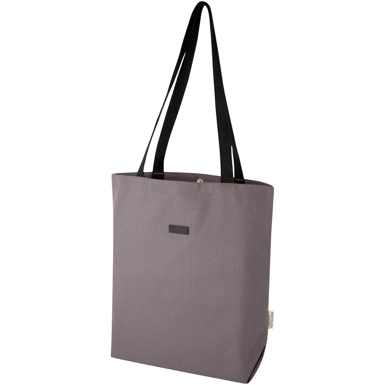 Joey vielseitige Tragetasche aus GRS recyceltem Canvas 14 L – Grau