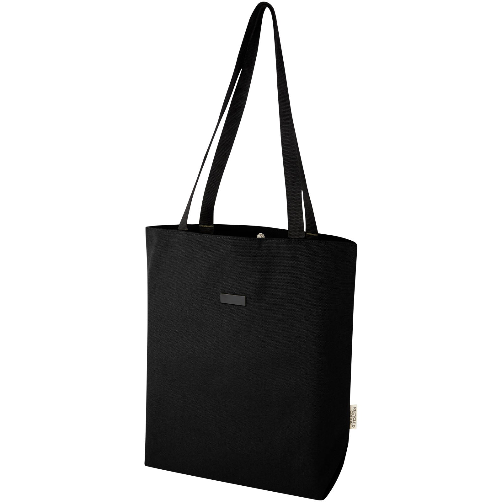 Joey vielseitige Tragetasche aus GRS recyceltem Canvas 14 L – Schwarz