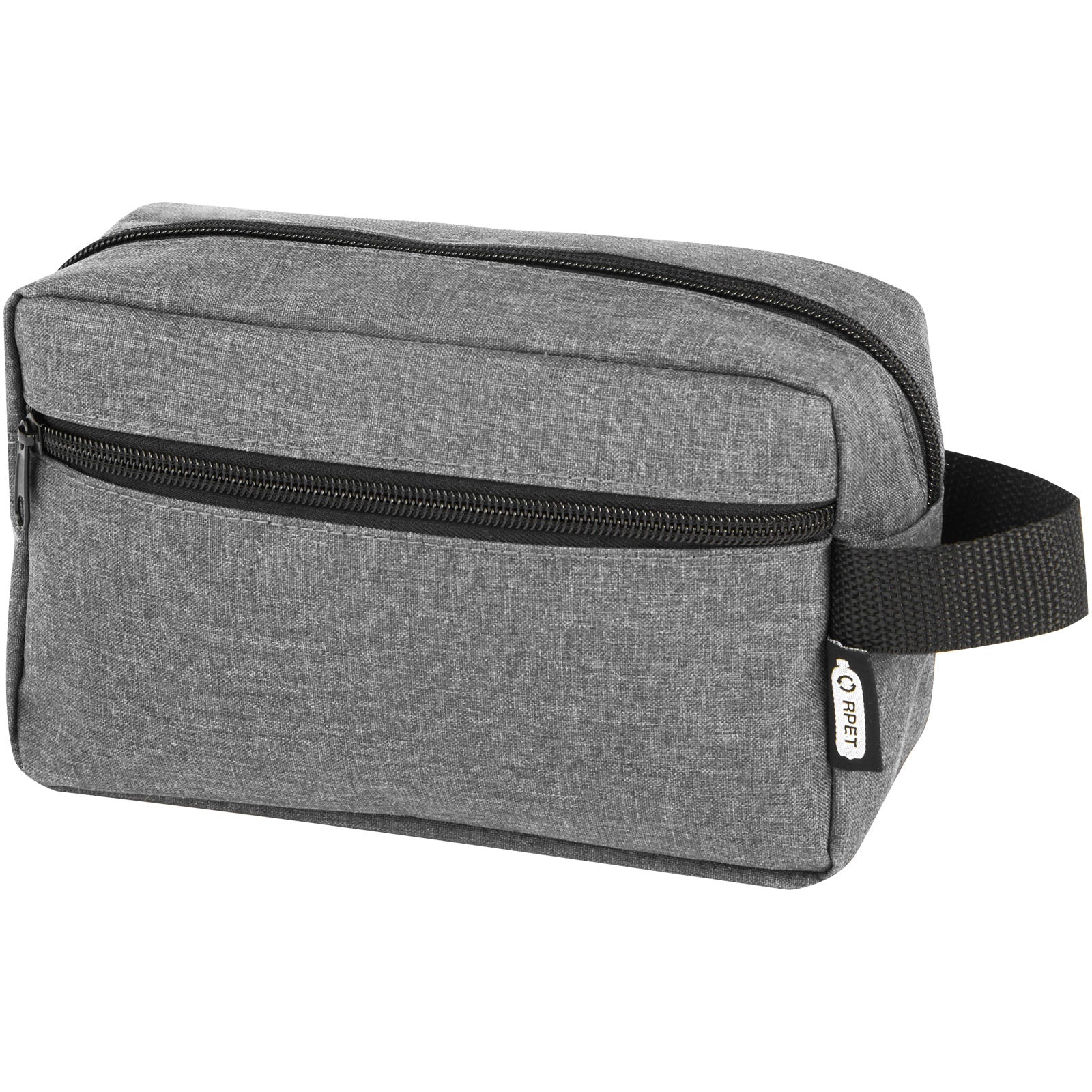 Ross GRS RPET Kulturbeutel, 1,5 l – Heather Grau