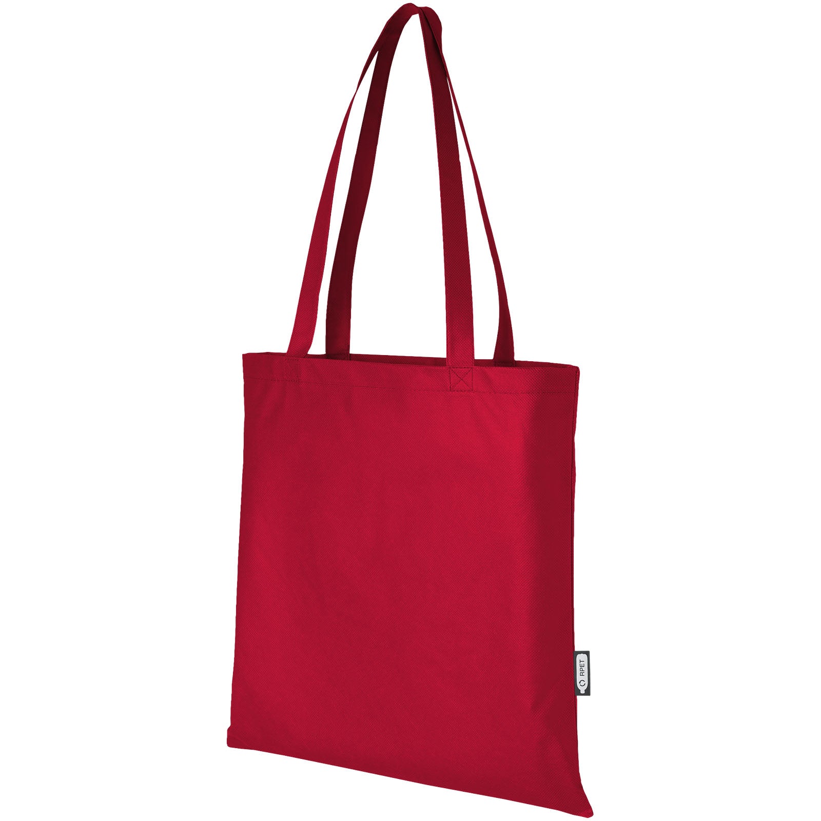 Zeus Non Woven große Tragetasche 6L aus GRS Recyclingmaterial 6 L – Rot