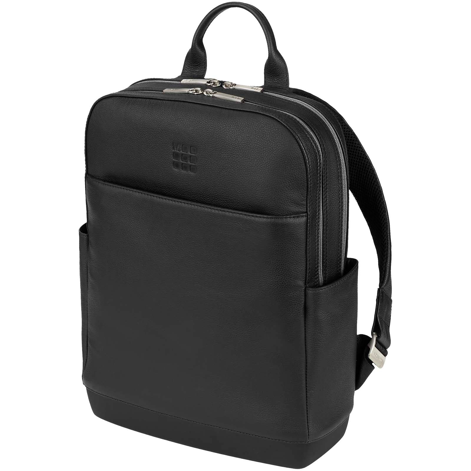 Moleskine Classic Pro Rucksack aus Leder – Schwarz