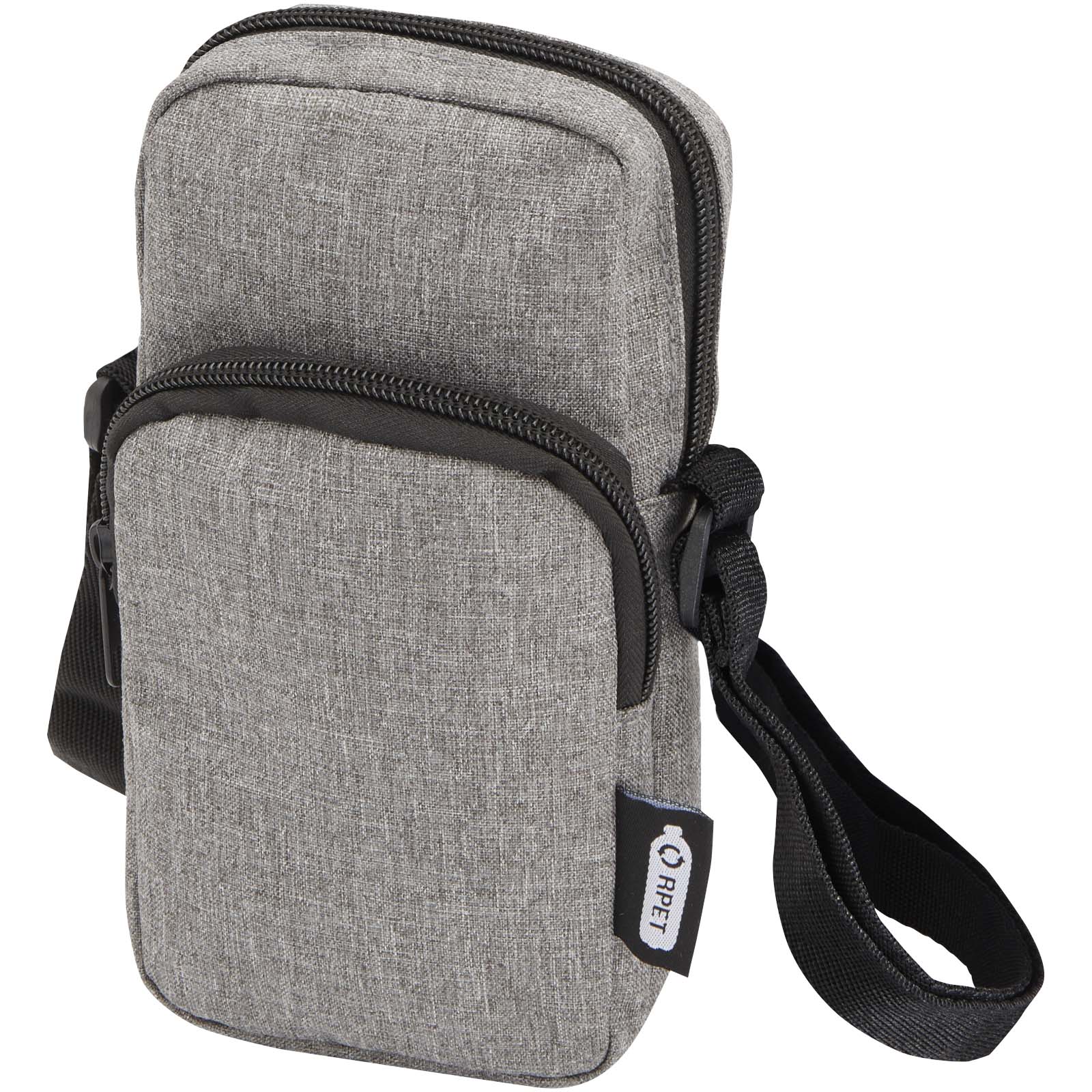 Ross Handytasche aus recyceltem GRS-Material – Heather Grau