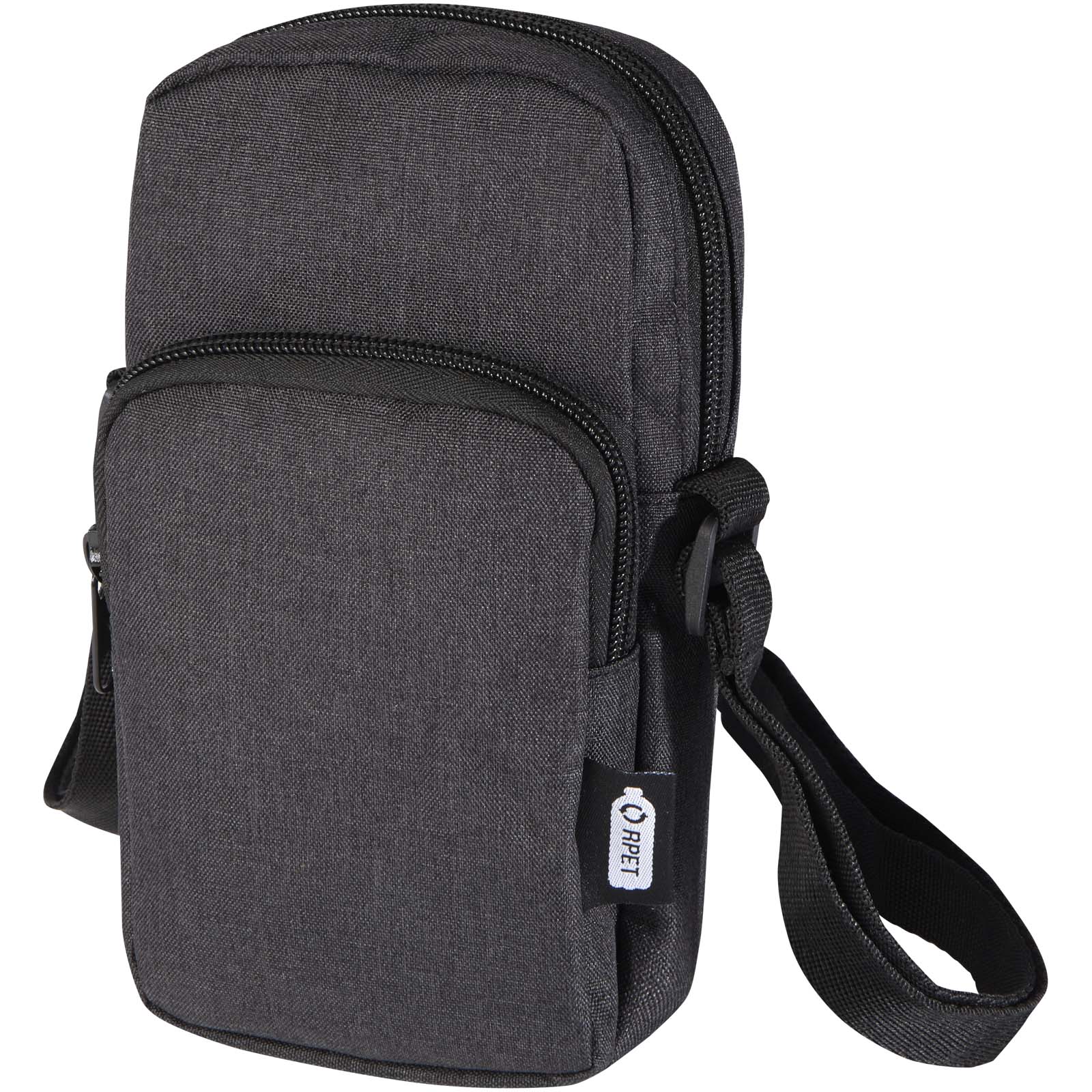 Ross Handytasche aus recyceltem GRS-Material – Heather Charcoal