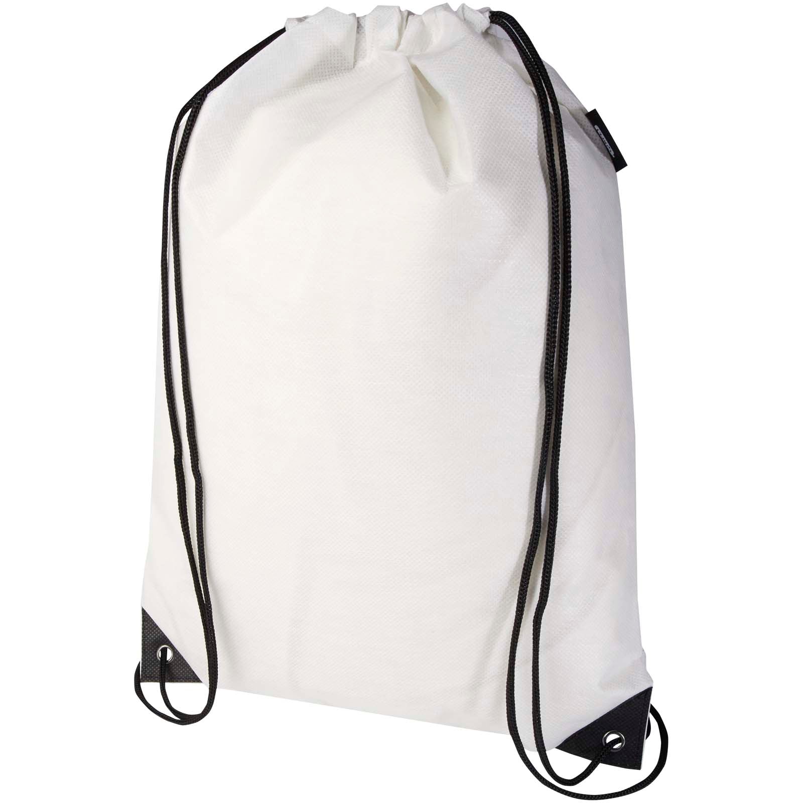 Evergreen Sportbeutel aus recyceltem GRS Non Woven 5 L – Weiss