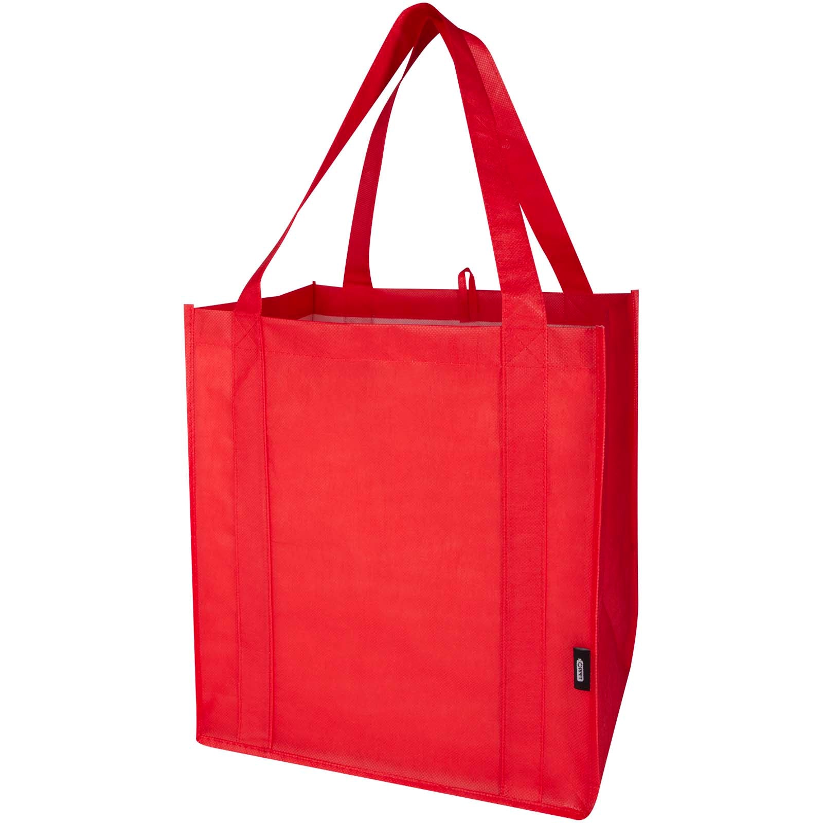Liberty Tragetasche mit hartem Boden aus recyceltem GRS Non Woven 6 L – Rot