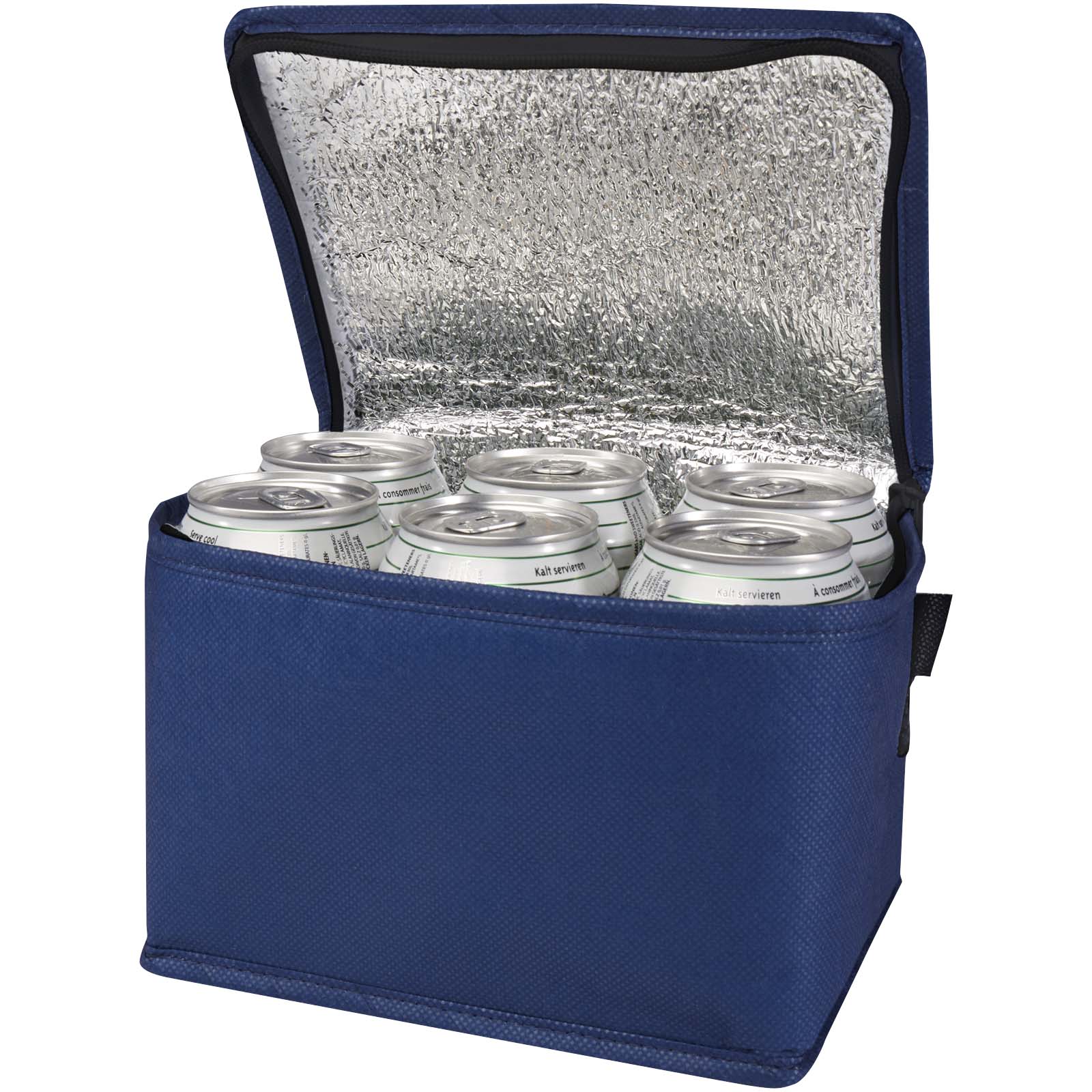Spectrum Kühltasche aus recyceltem GRS Non Woven für 6 Dosen 4 L – Royalblau