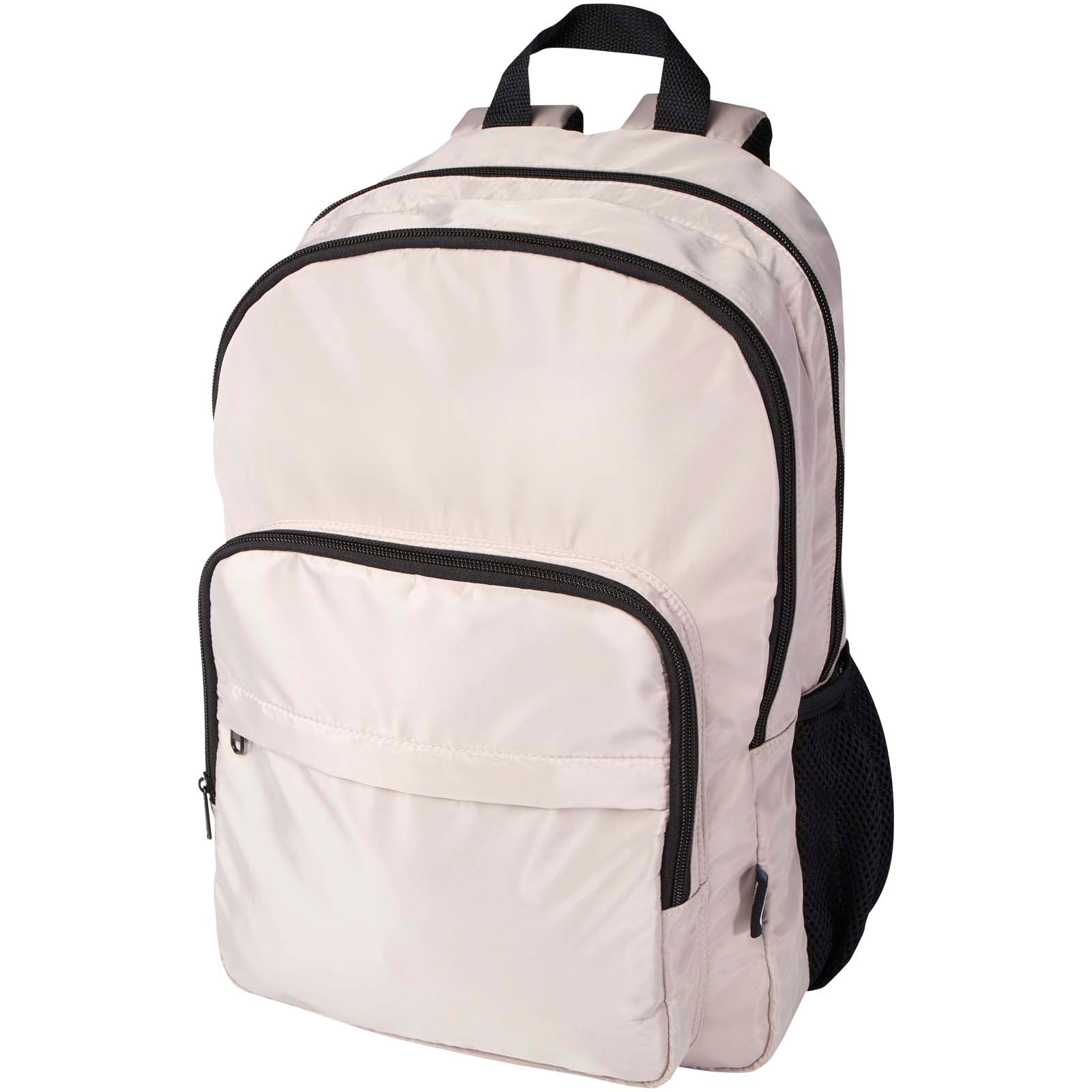Trend Plus 15" Laptop-Rucksack aus recyceltem GRS-Material 20 L – Oatmeal